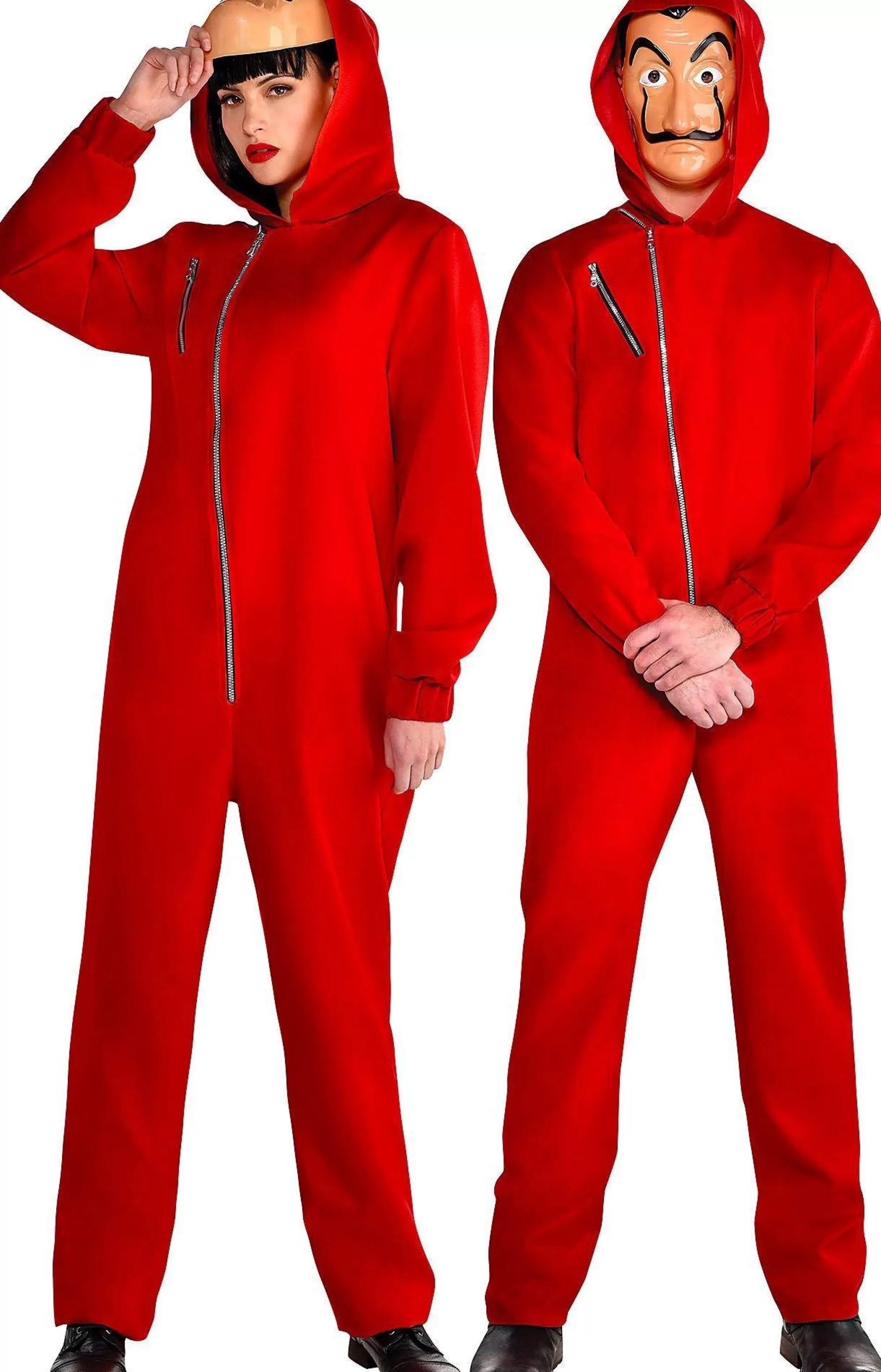 Party City Couples' Costumes-Adult Money Heist Costume