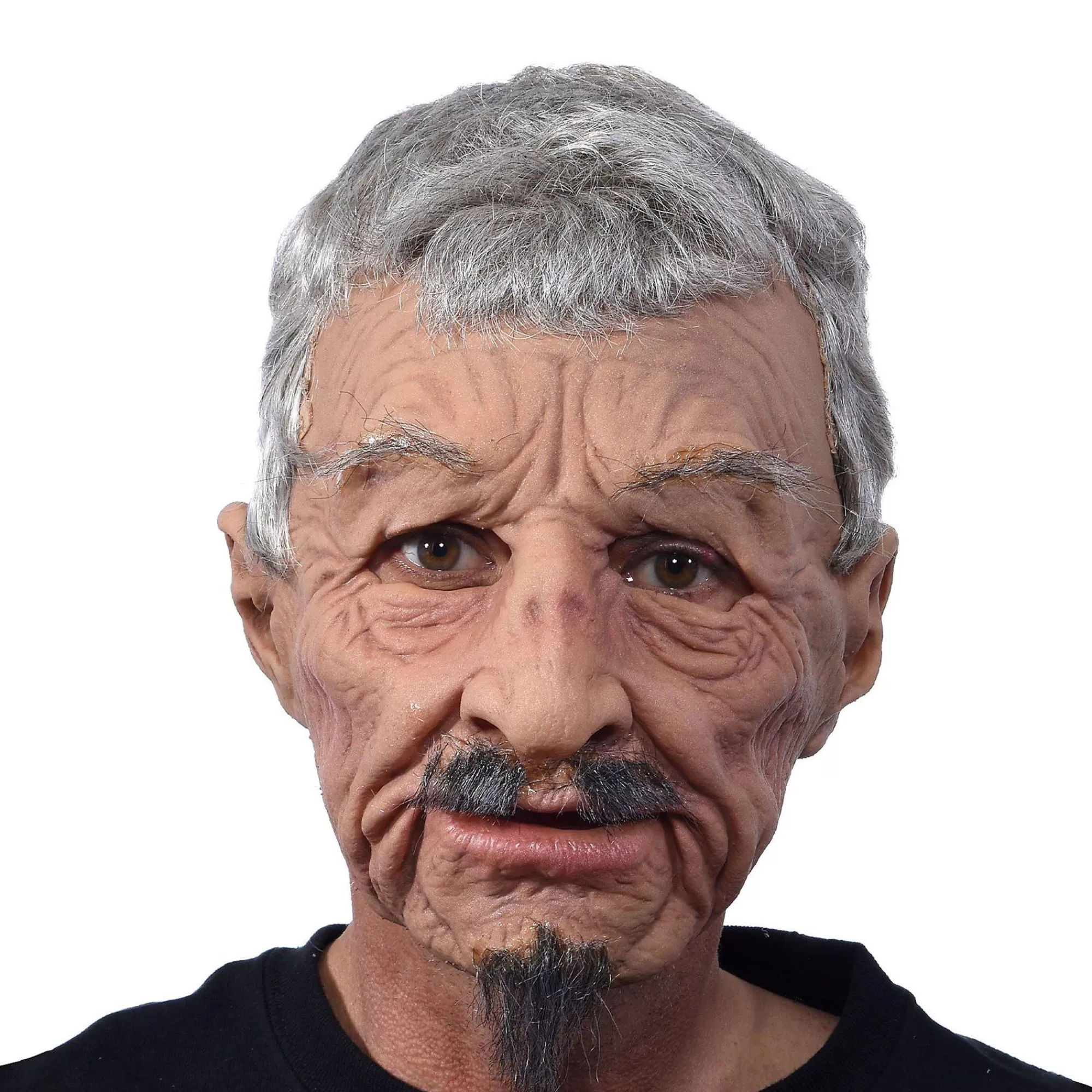 Party City Scary-Adult Old Man Jacques Latex Mask - Zagone Studios