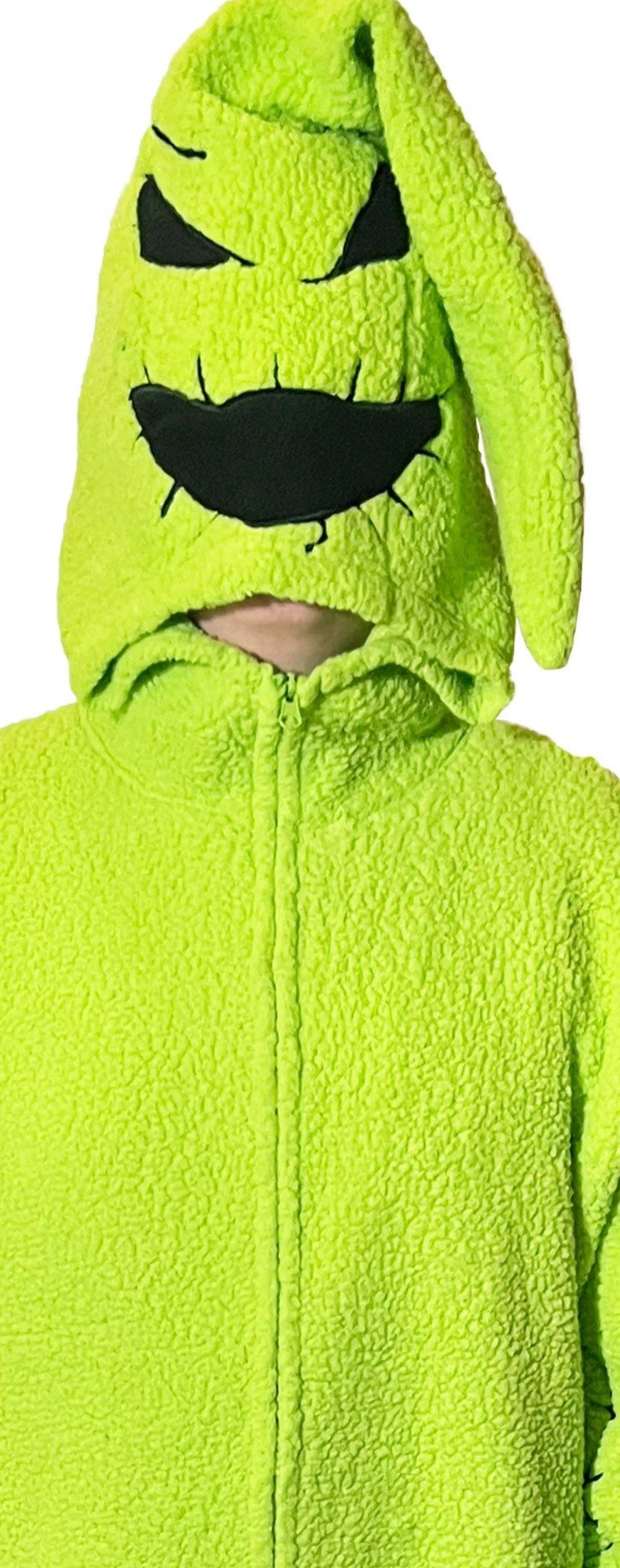 Women Party City Disney | Adult Oogie Boogie One Piece Zipster Costume - The Nightmare Before Christmas