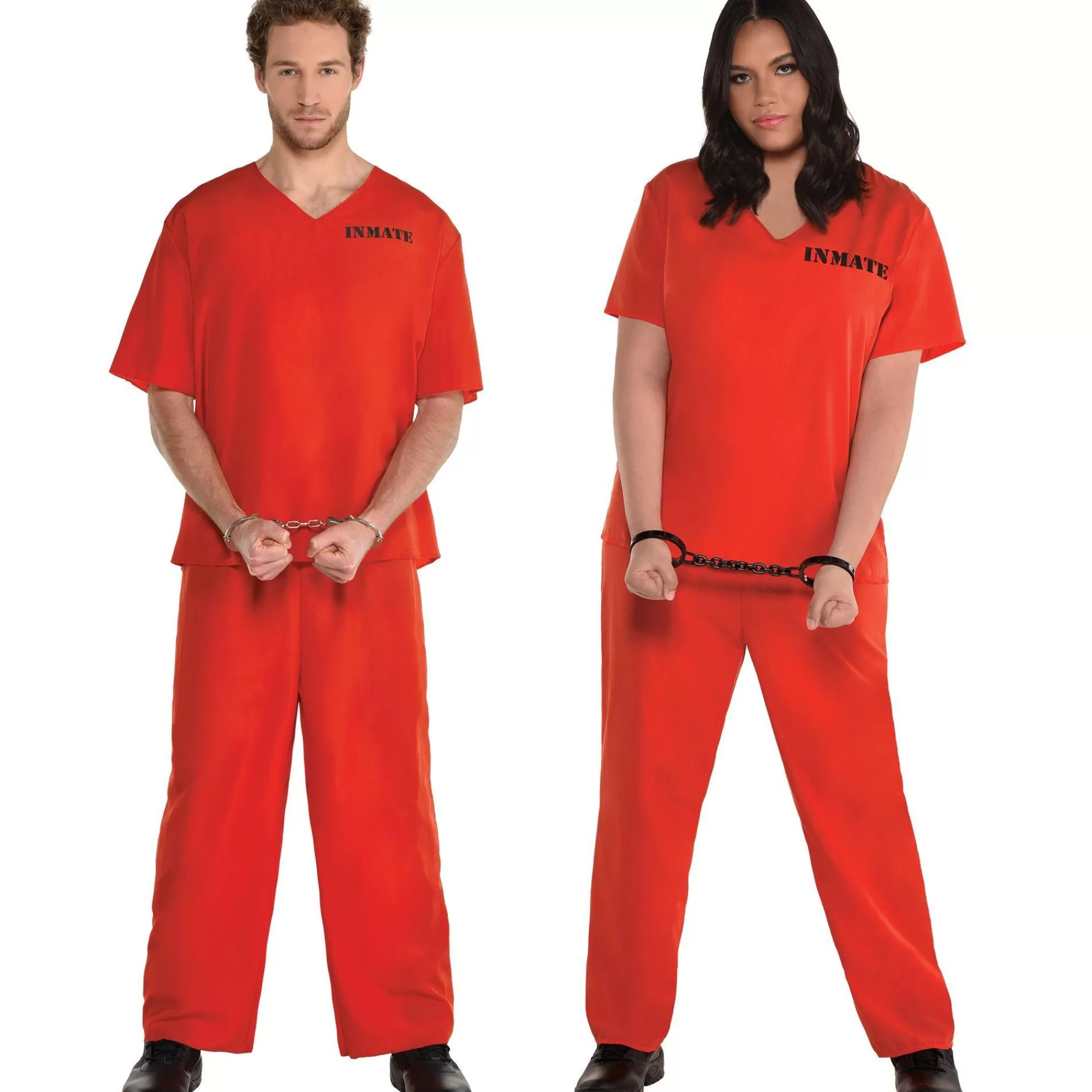 Party City Couples' Costumes-Adult Orange Prisoner Costume