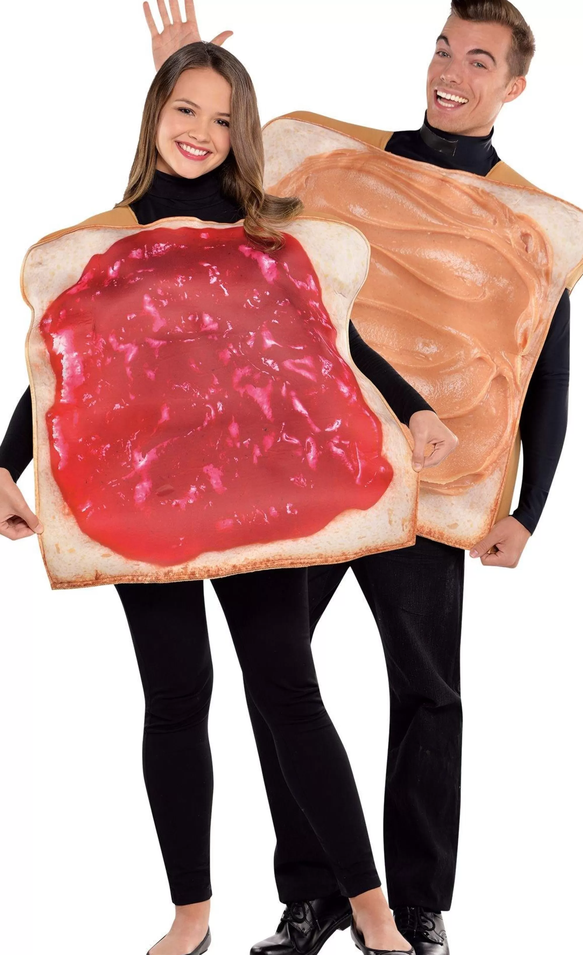 Women Party City Funny | Adult Peanut Butter & Jelly Costume Classic