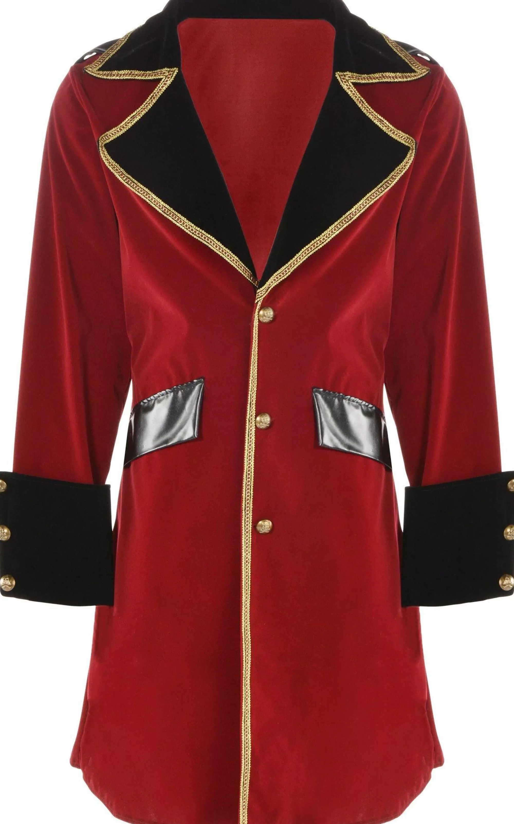 Party City Pirate-Adult Pirate Captain Jacket