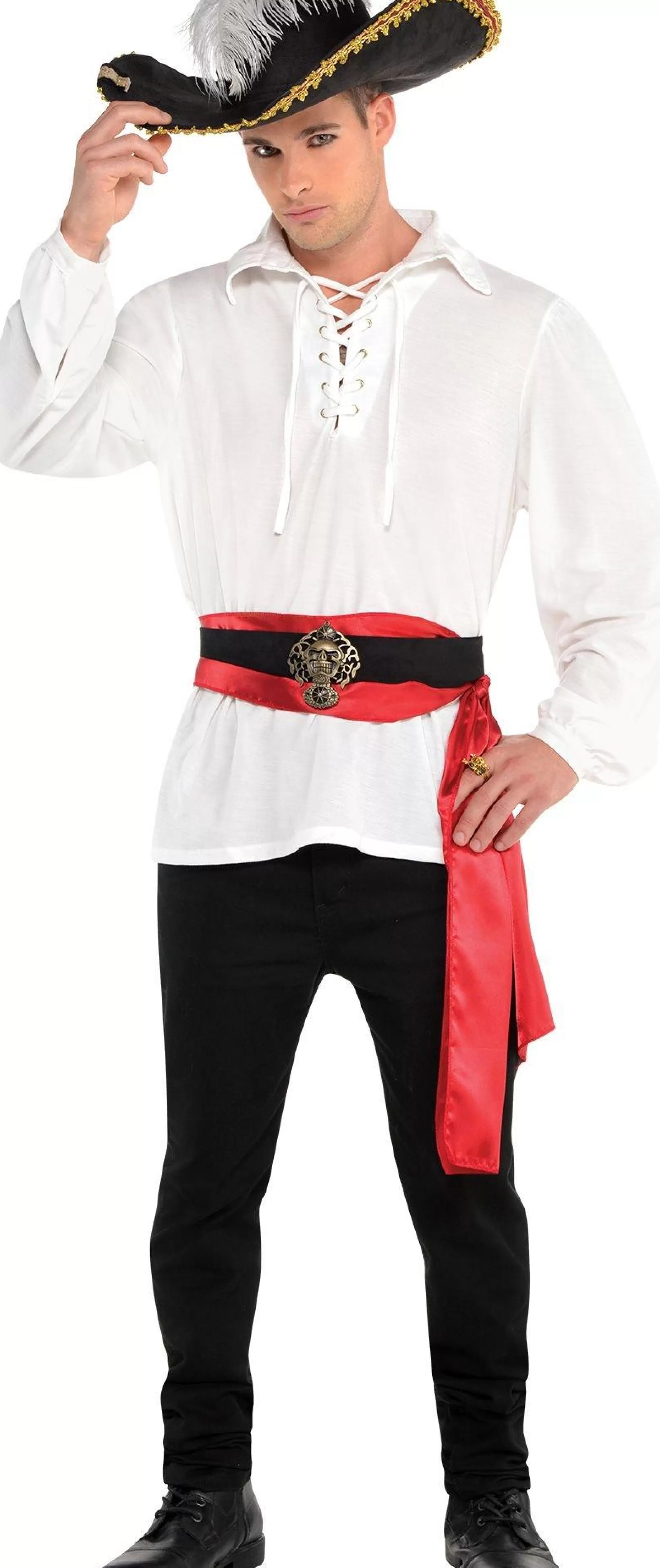 Party City Pirate-Adult Pirate Shirt