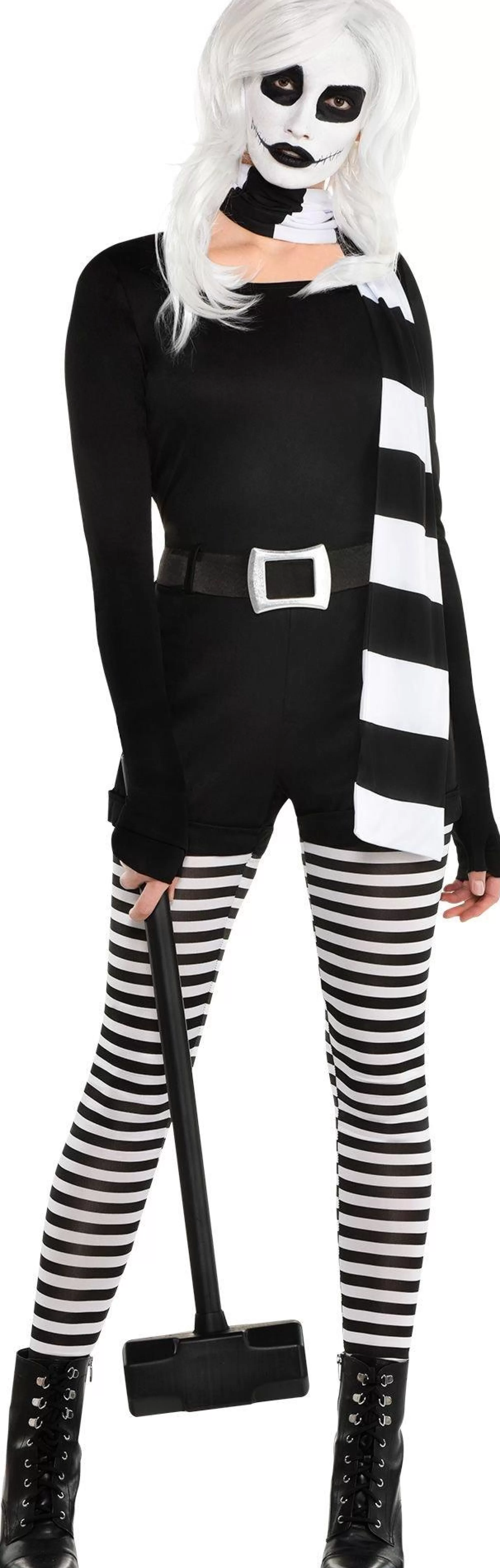 Party City Scary-Adult Psycho Alice Costume