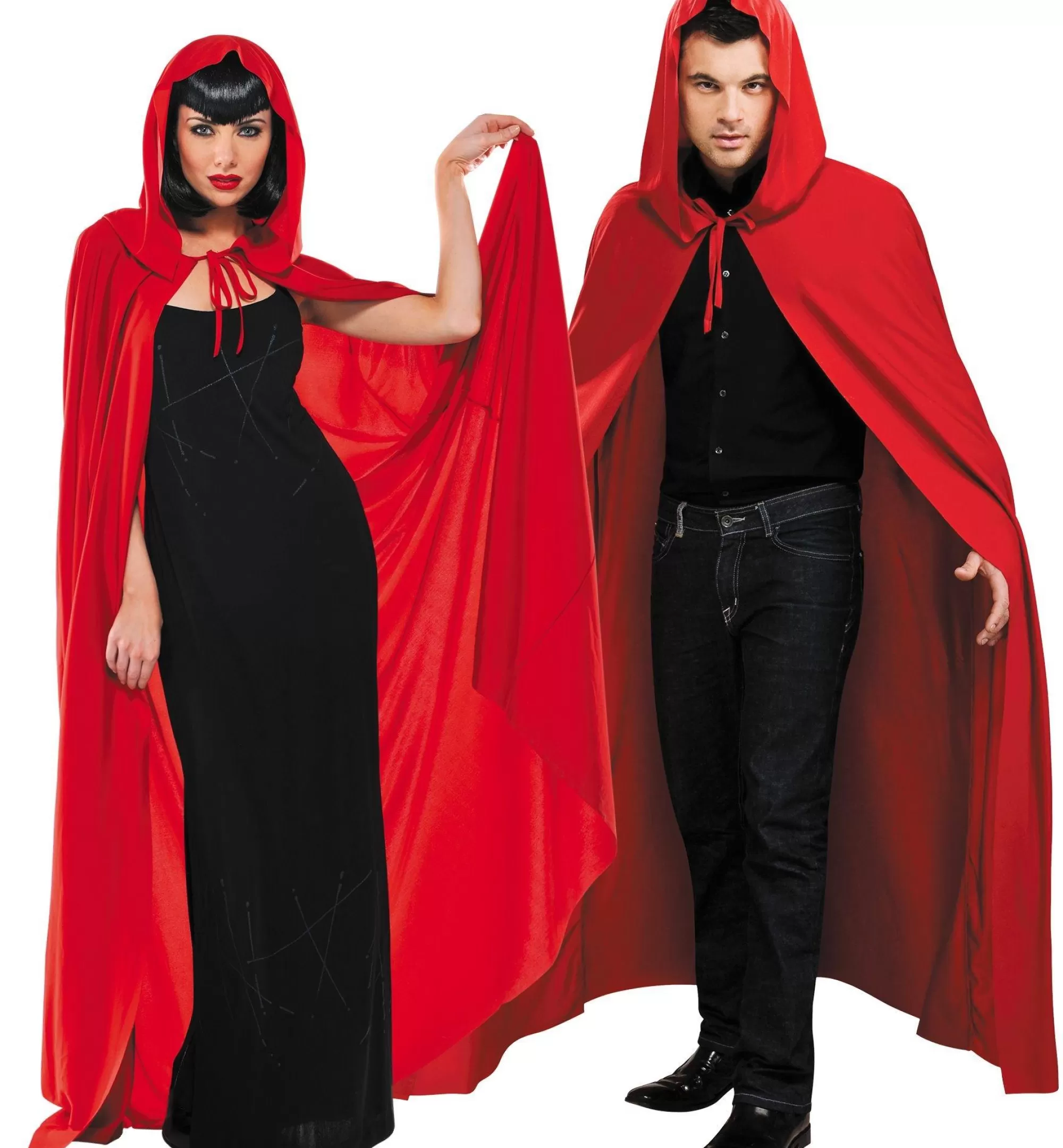 Party City Scary-Adult Red Hooded Cape