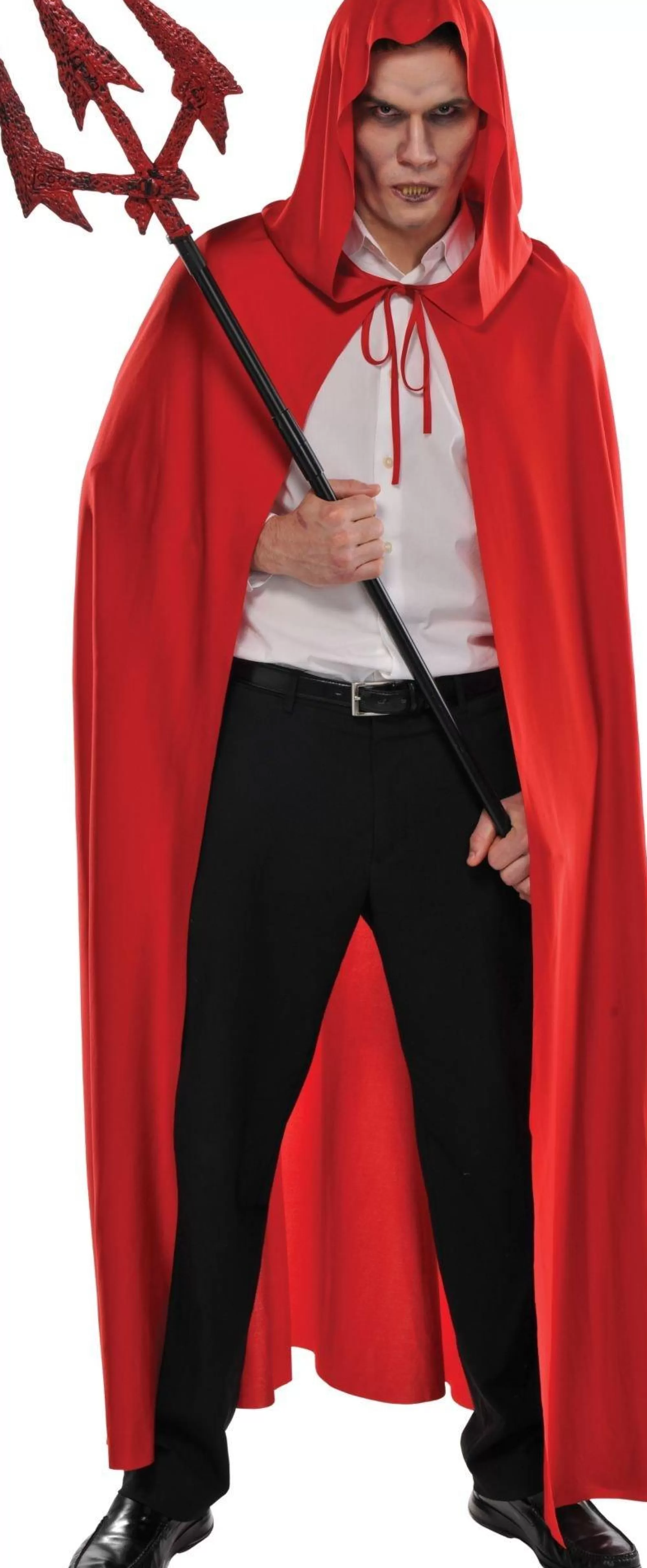 Party City Scary-Adult Red Hooded Cape