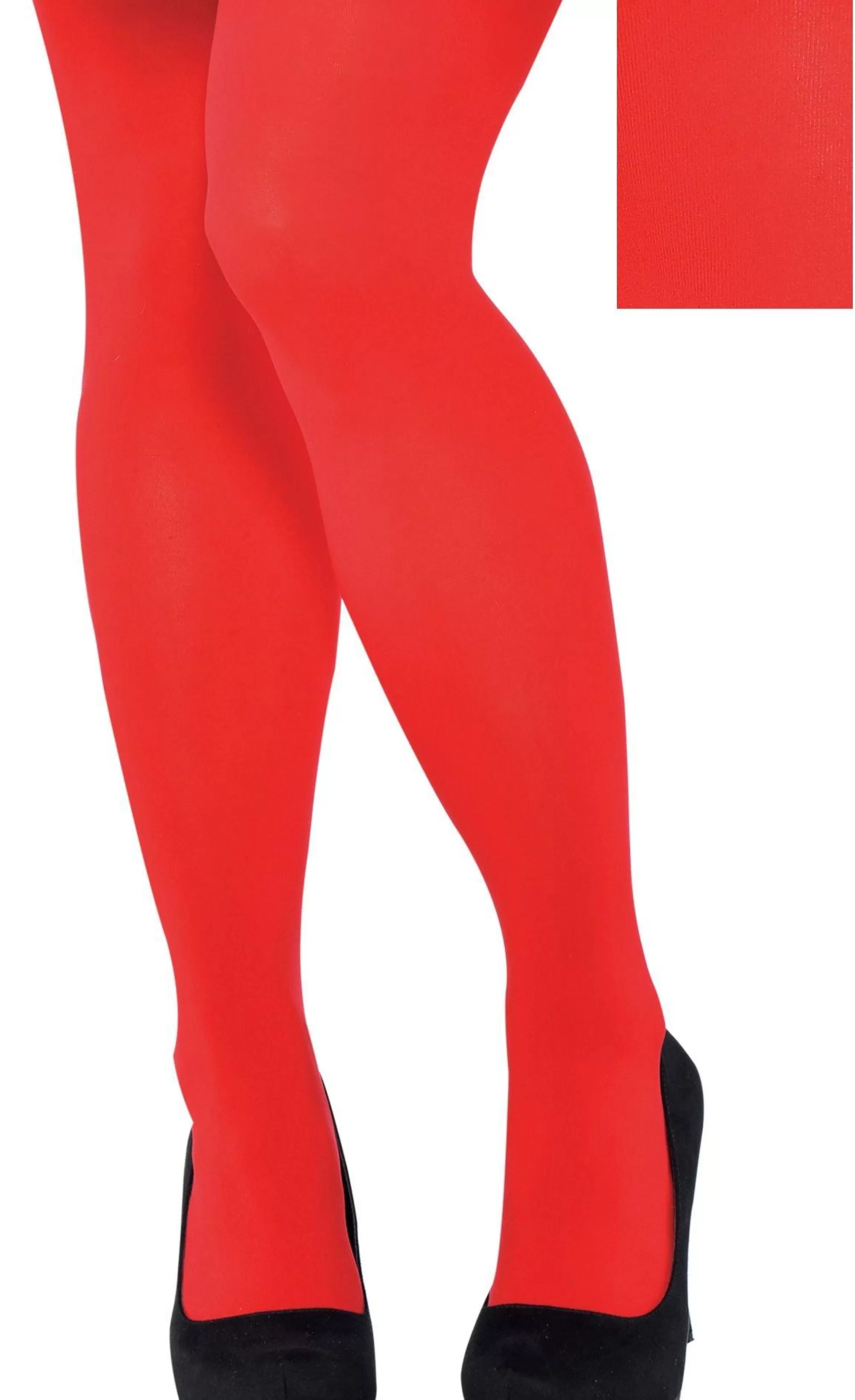 Party City Tights-Adult Red Tights Plus Size