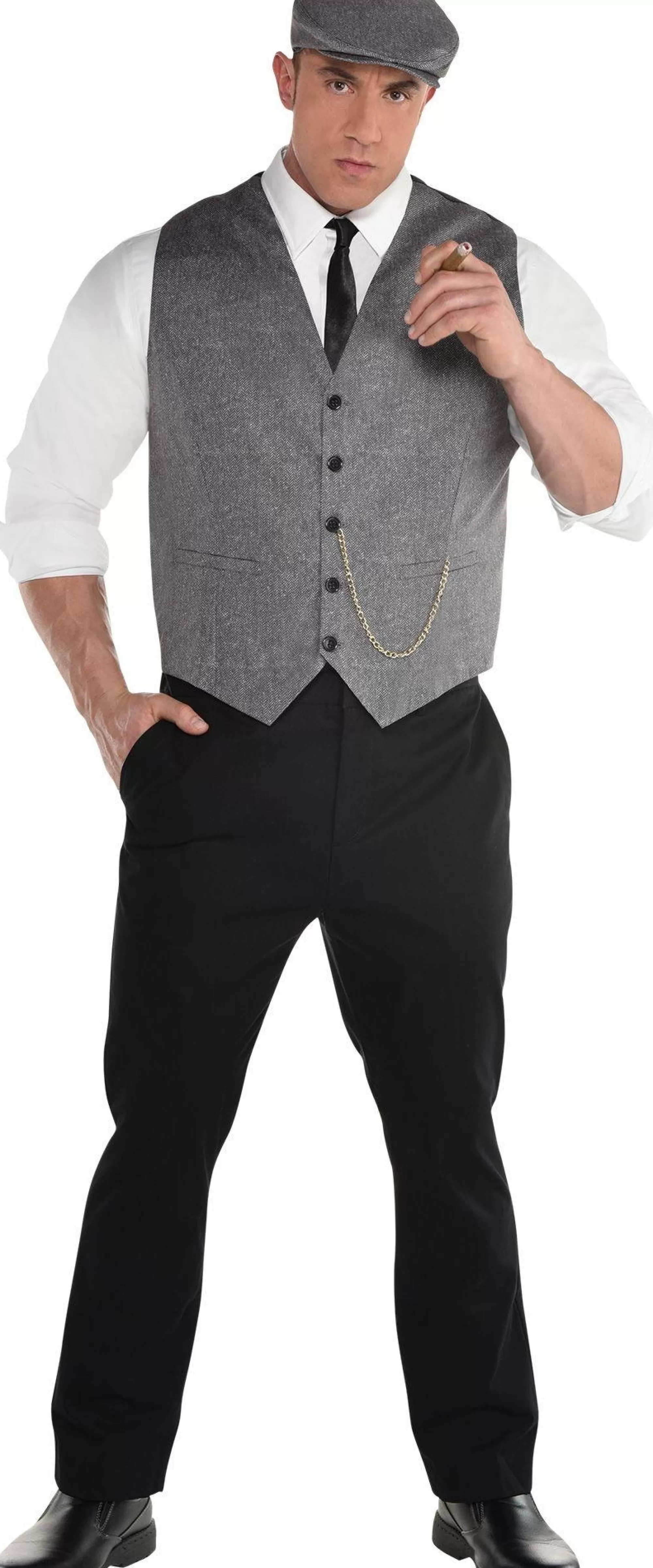 Party City Decades-Adult Roaring 20S Dapper Man Costume Plus Size