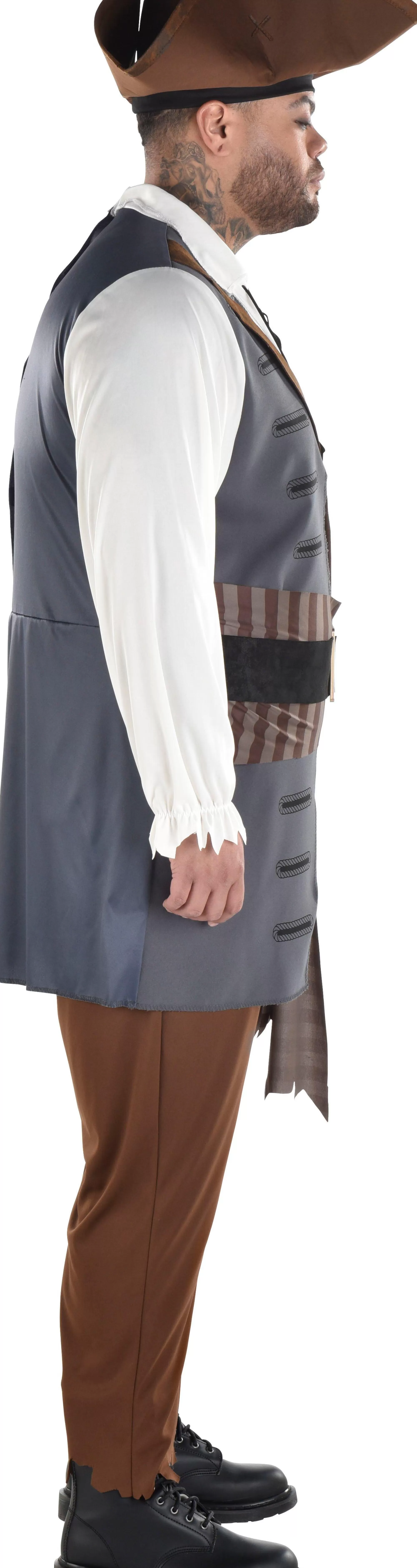 Party City Pirate-Adult Shiver Me Timbers Pirate Plus Size Costume