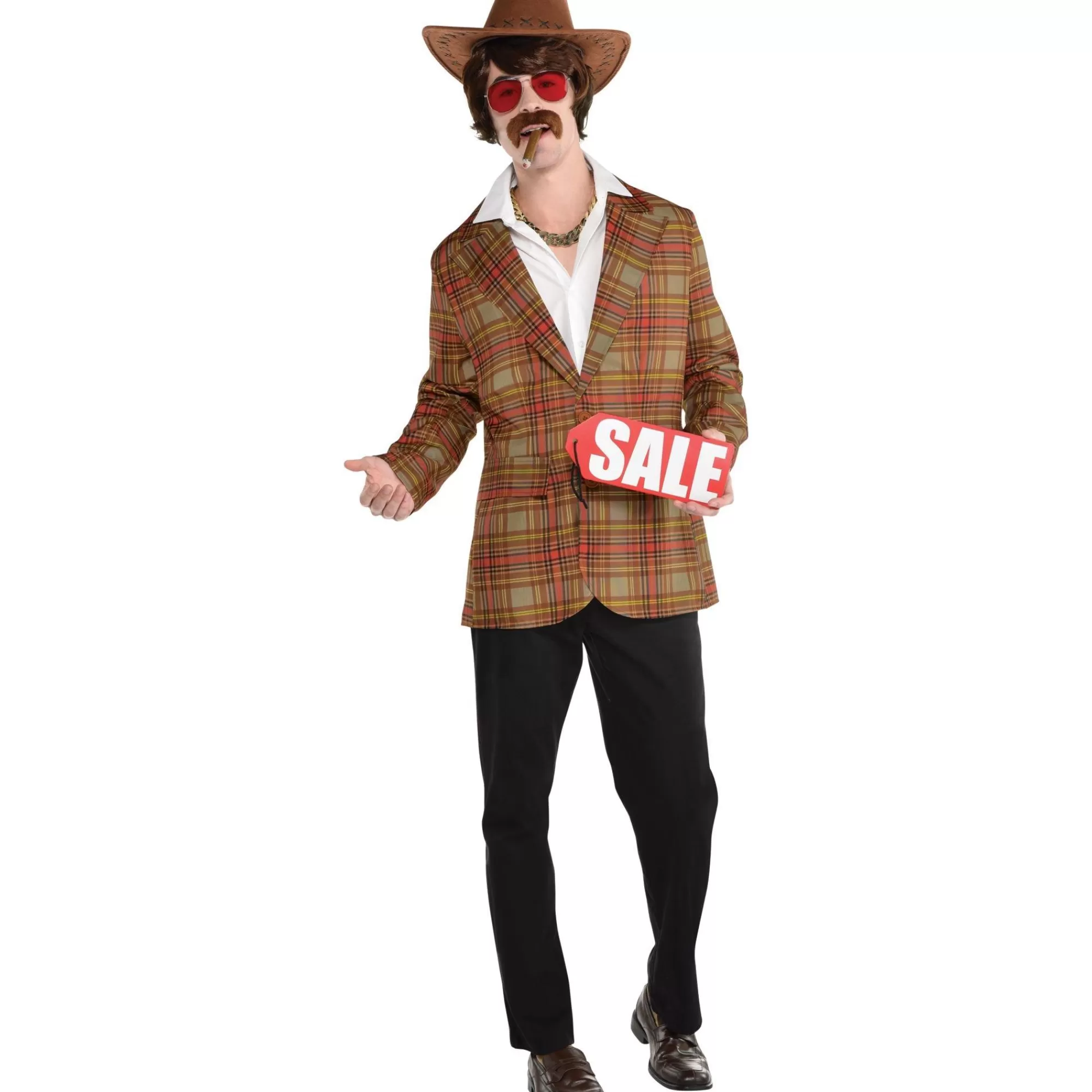 Party City Funny-Adult Sleazy Salesman Costume Kit