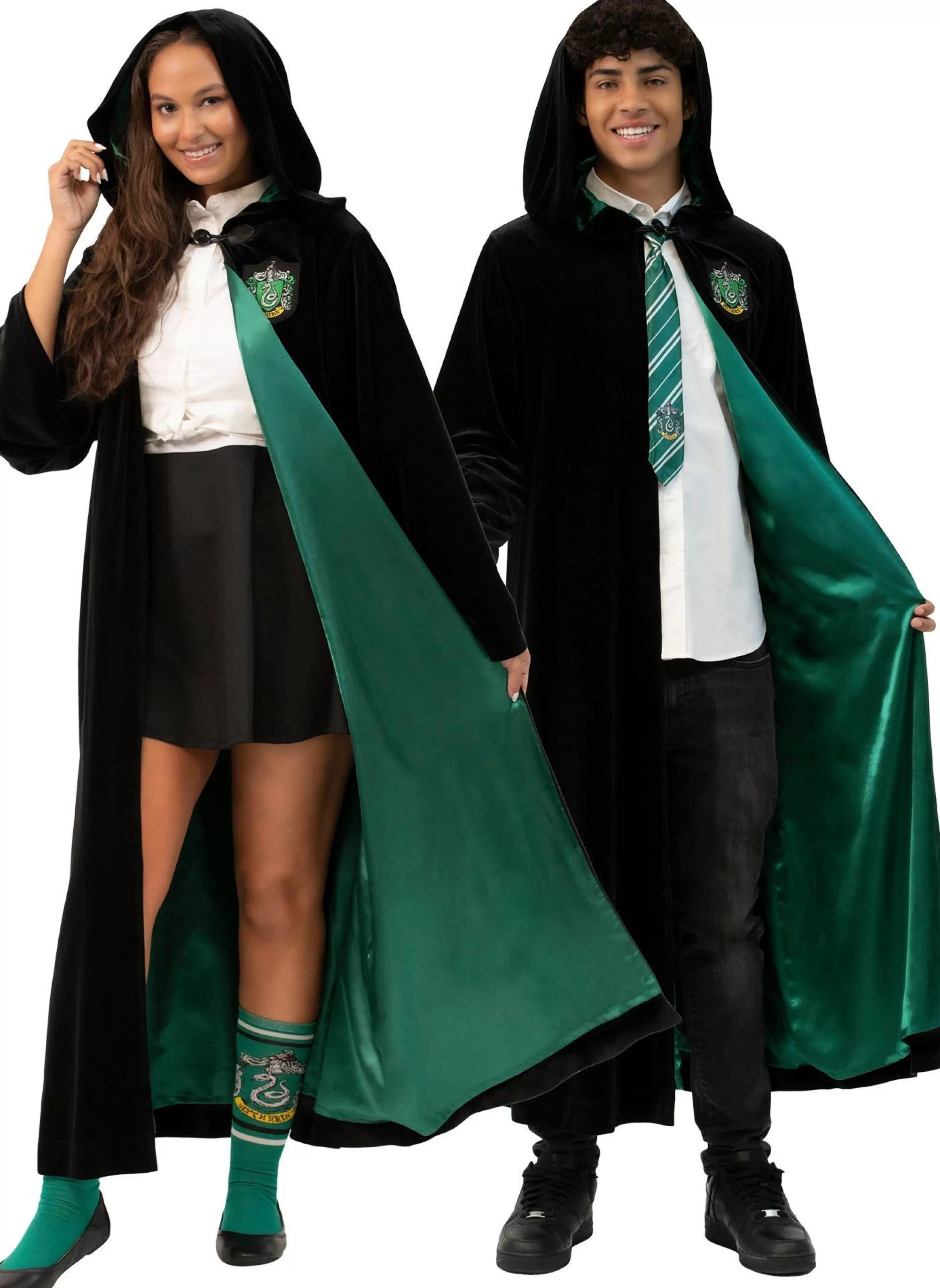 Party City Couples' Costumes-Adult Slytherin Robe - Harry Potter