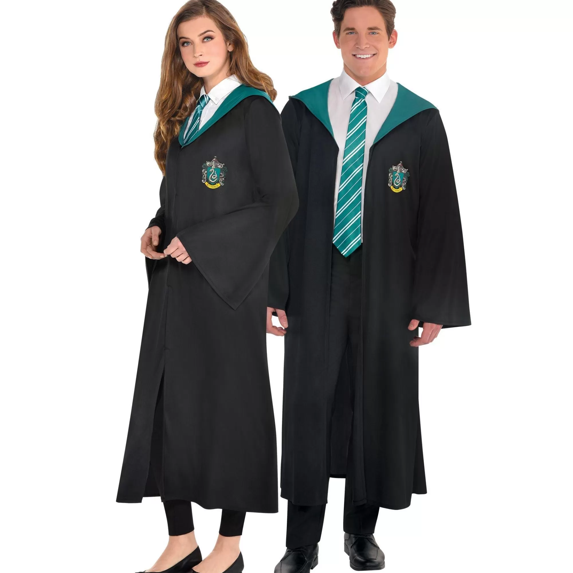 Party City Capes, Robes-Adult Slytherin Robe - Harry Potter