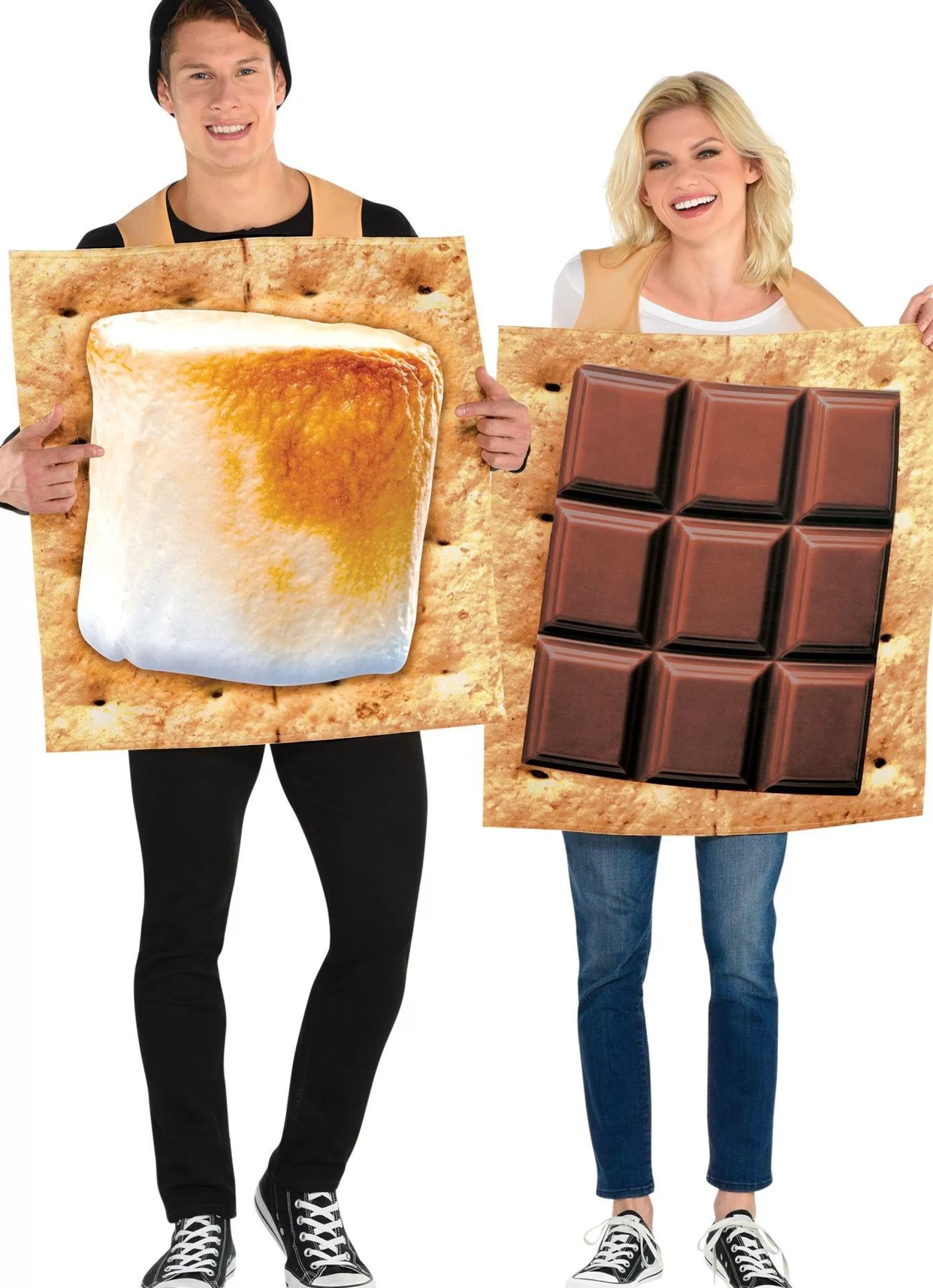 Party City Funny-Adult S'Mores Snack Couples Costumes