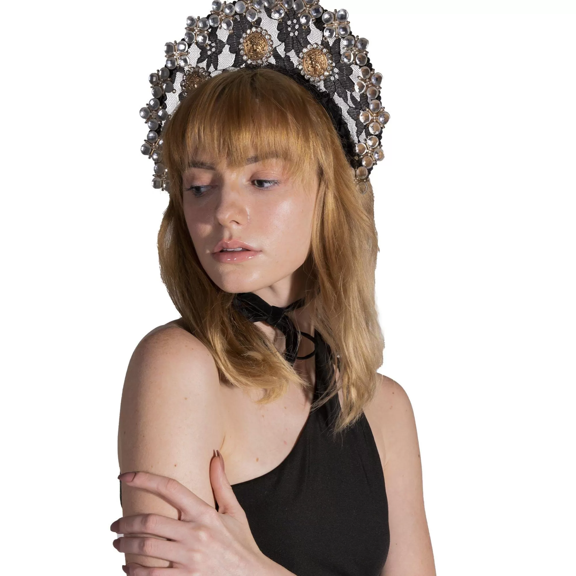 Party City Headbands, Tails-Adult Sundrop Crown Headband - Day Of The Dead