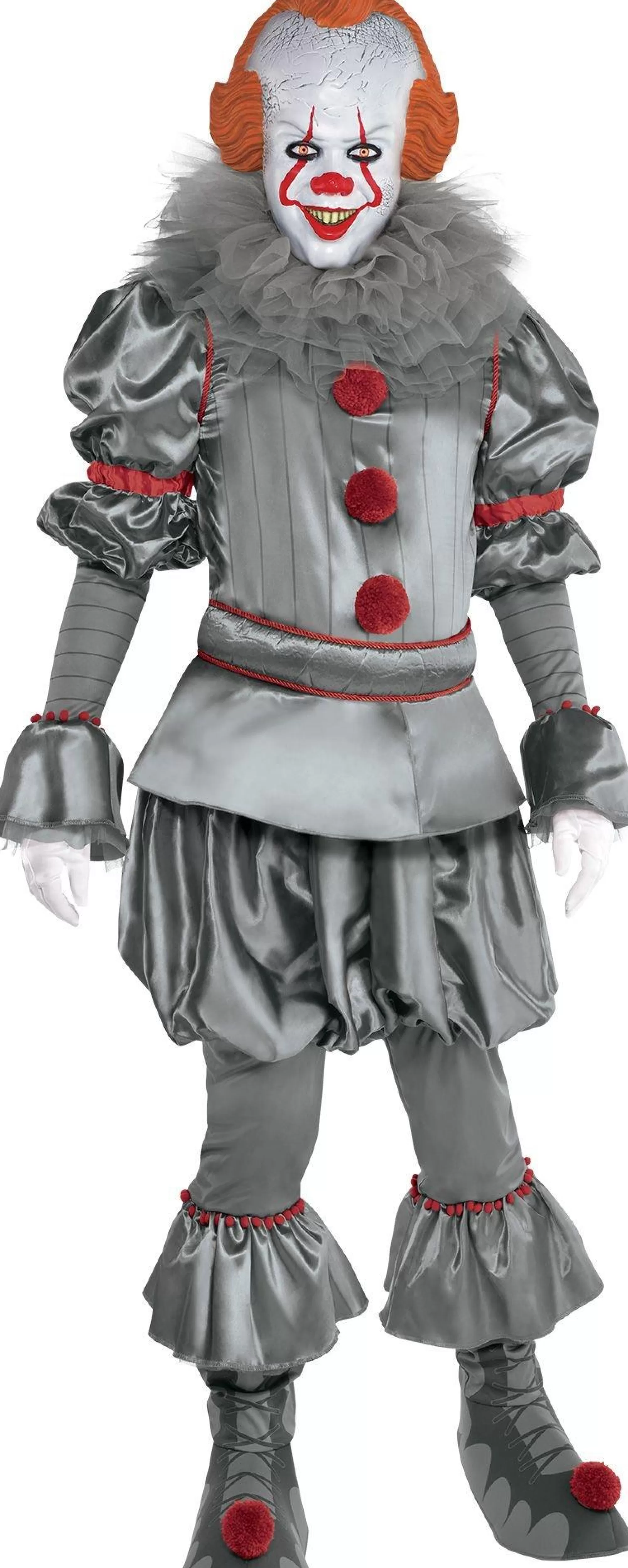 Party City Scary-Adult Tattered Pennywise Deluxe Costume - It Chapter Two