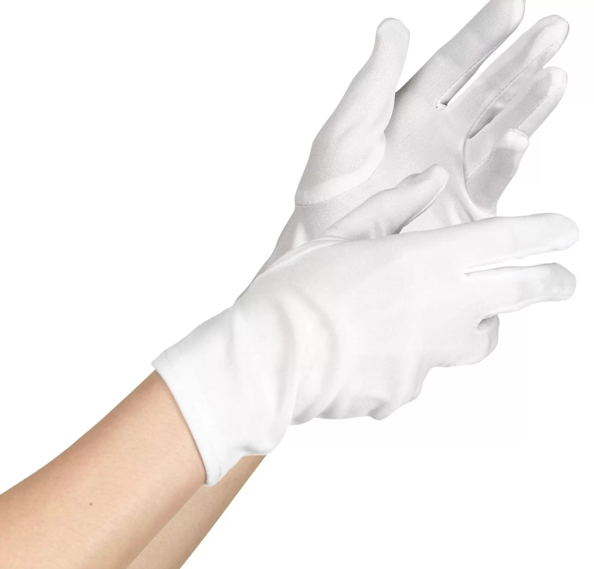 Party City Gloves-Adult White Cotton Gloves