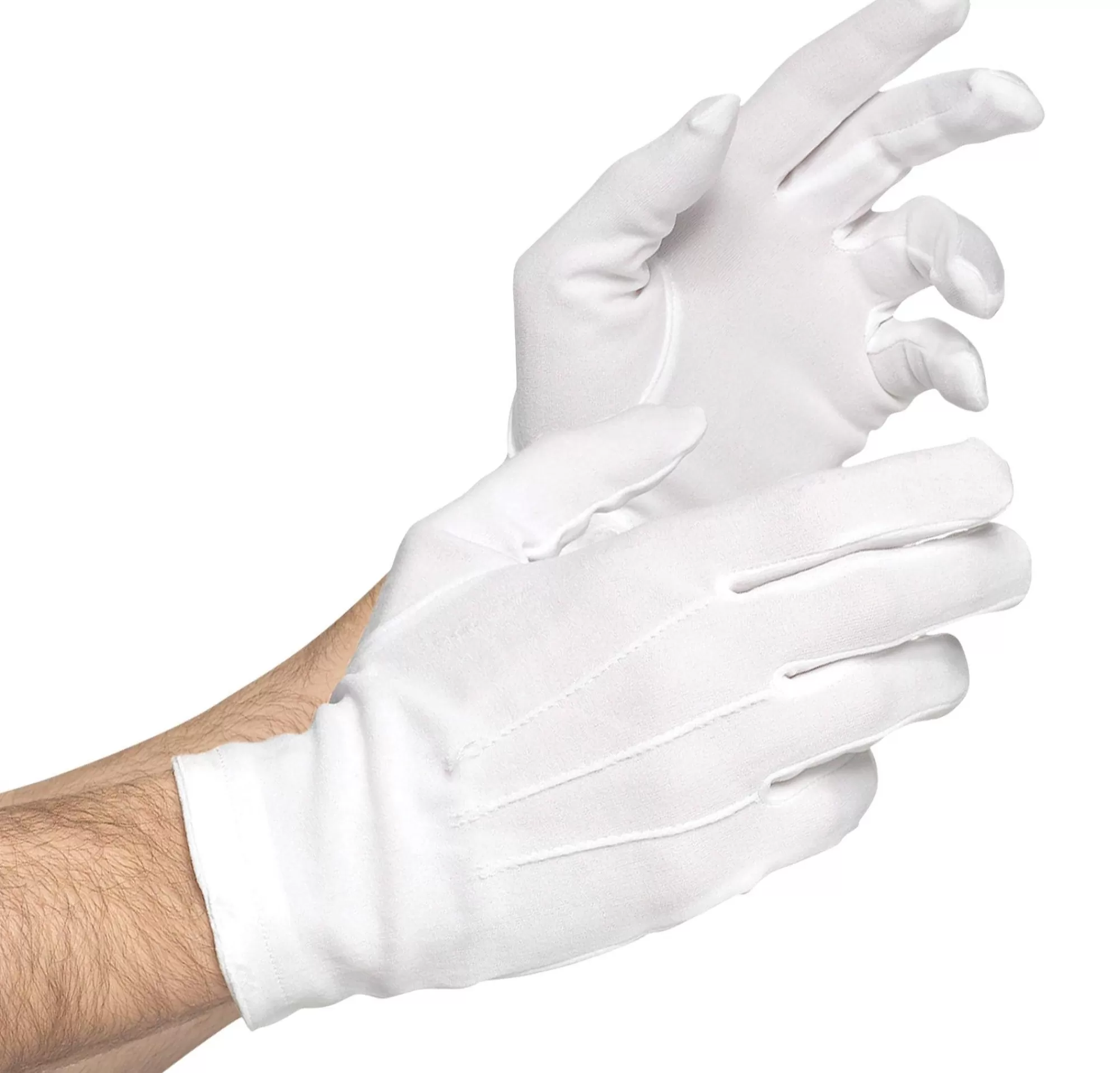 Party City Gloves-Adult White Gloves Deluxe