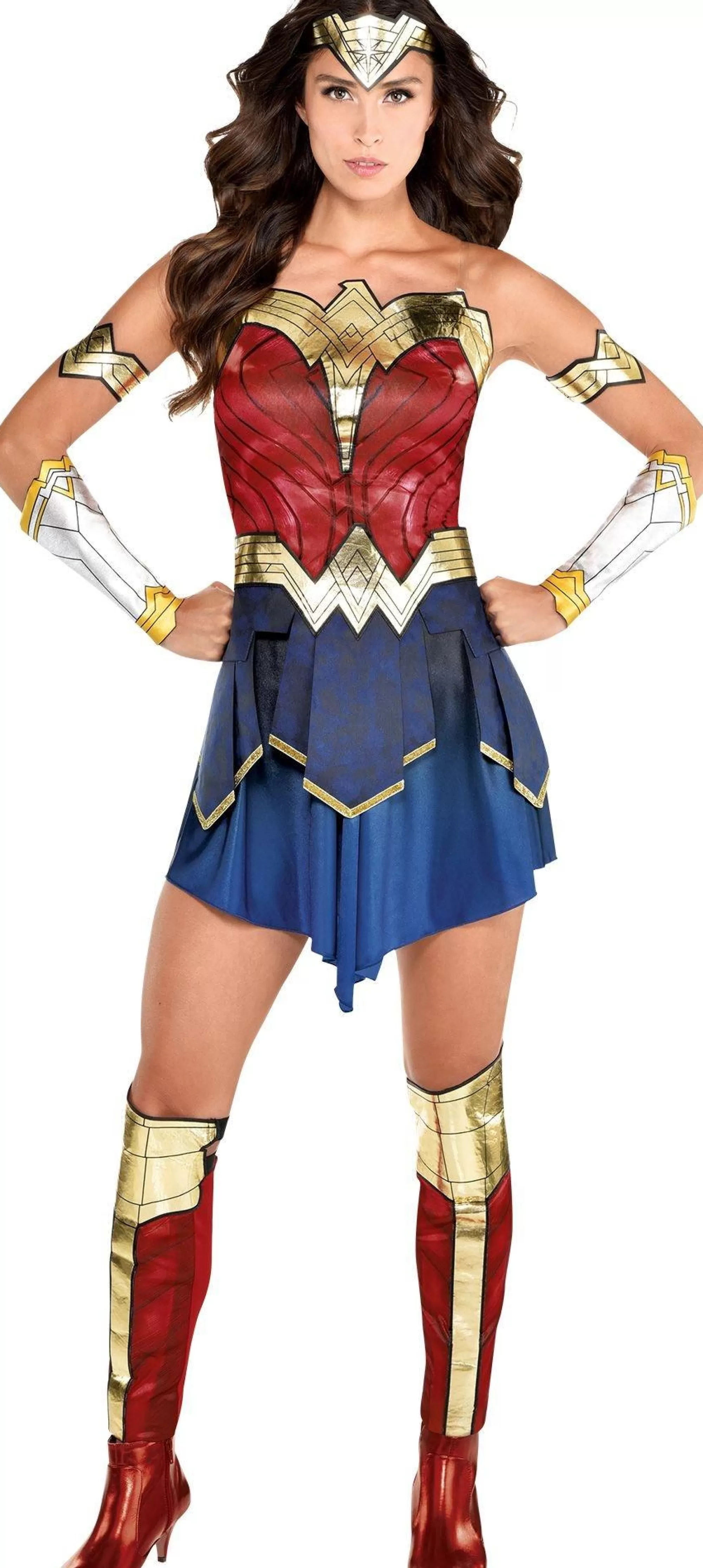 Party City Superhero-Adult Wonder Woman Deluxe Costume - Ww 1984