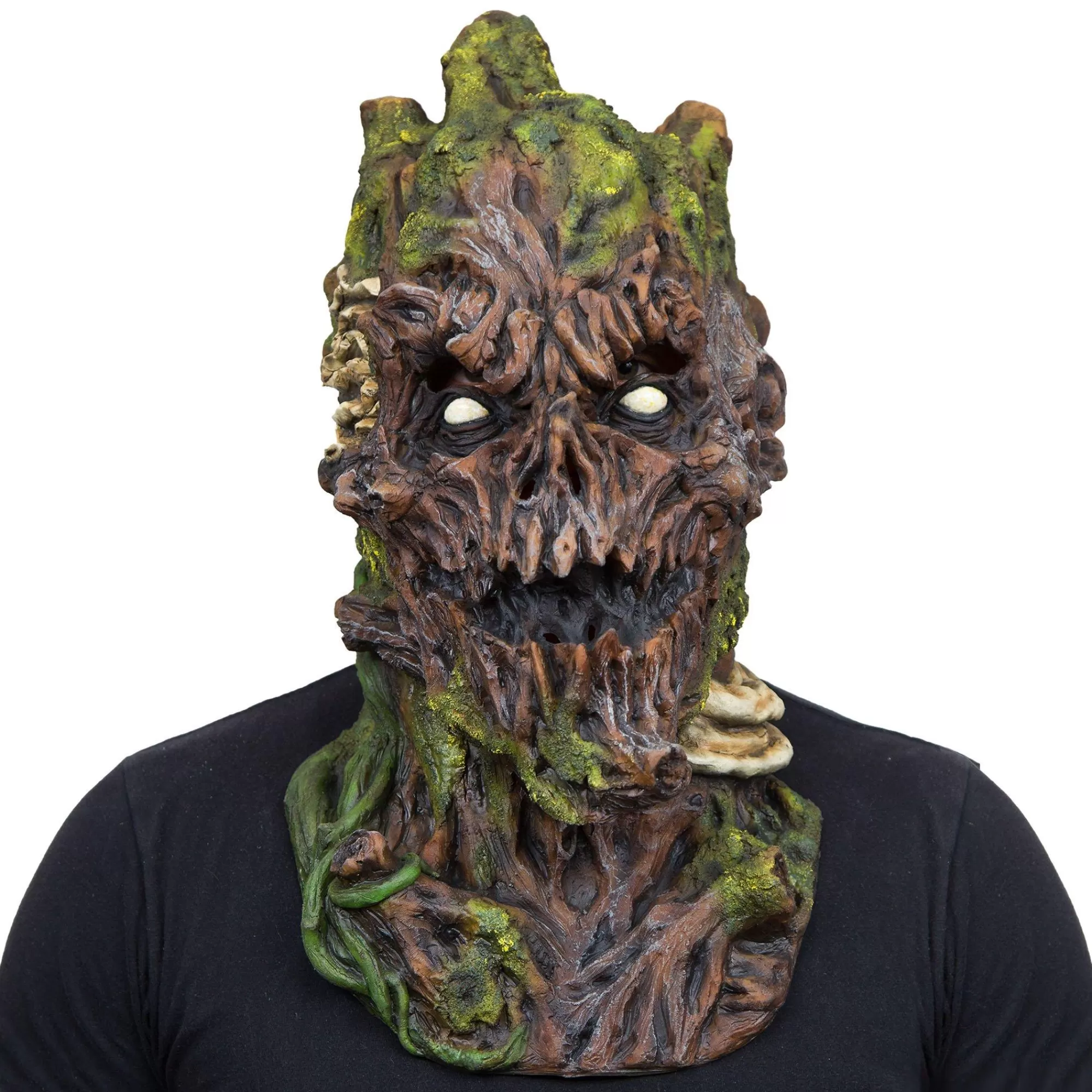 Party City Scary-Adult Wood Monster Latex Mask