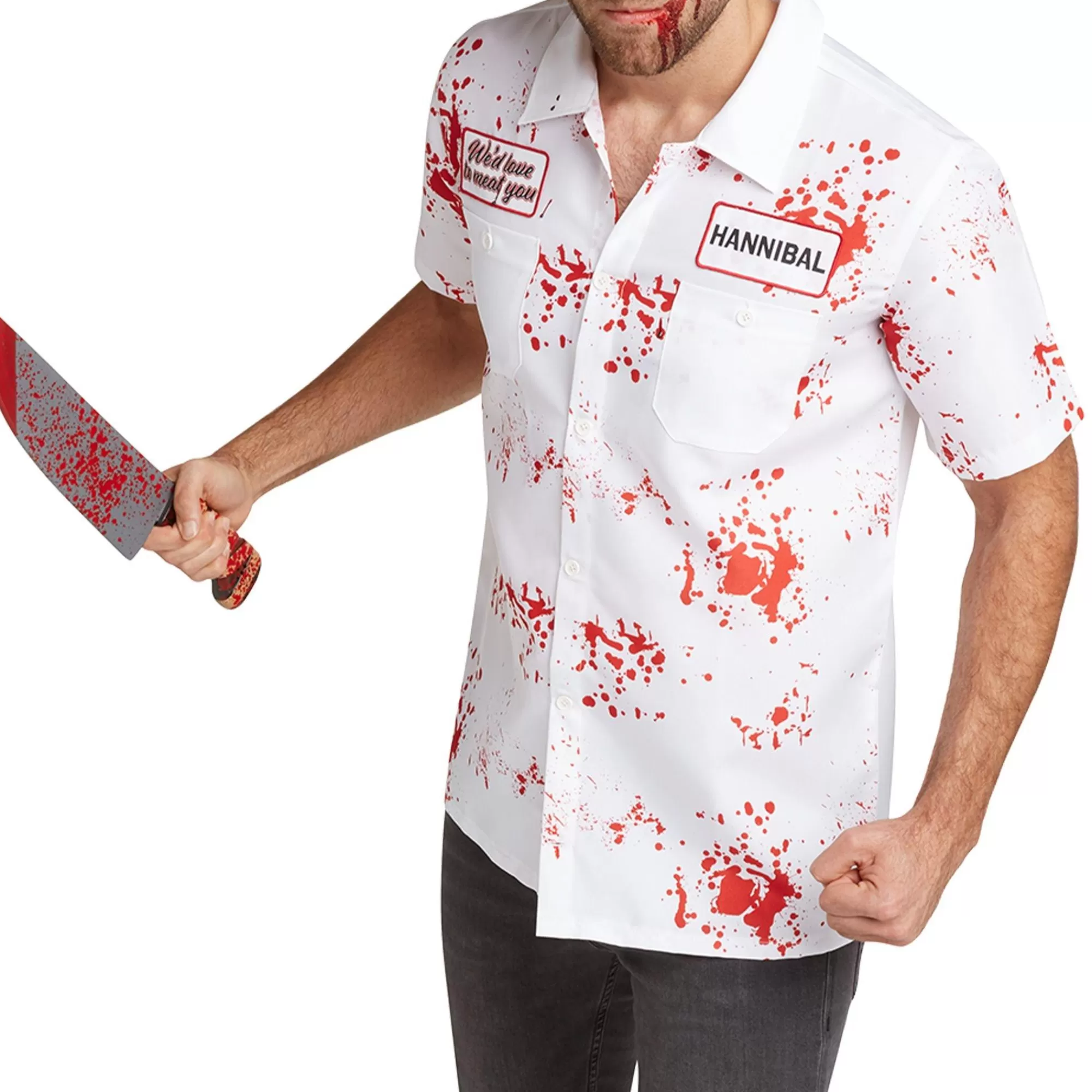 Party City Scary-Adult Zombie Butcher Costume Accessory Kit