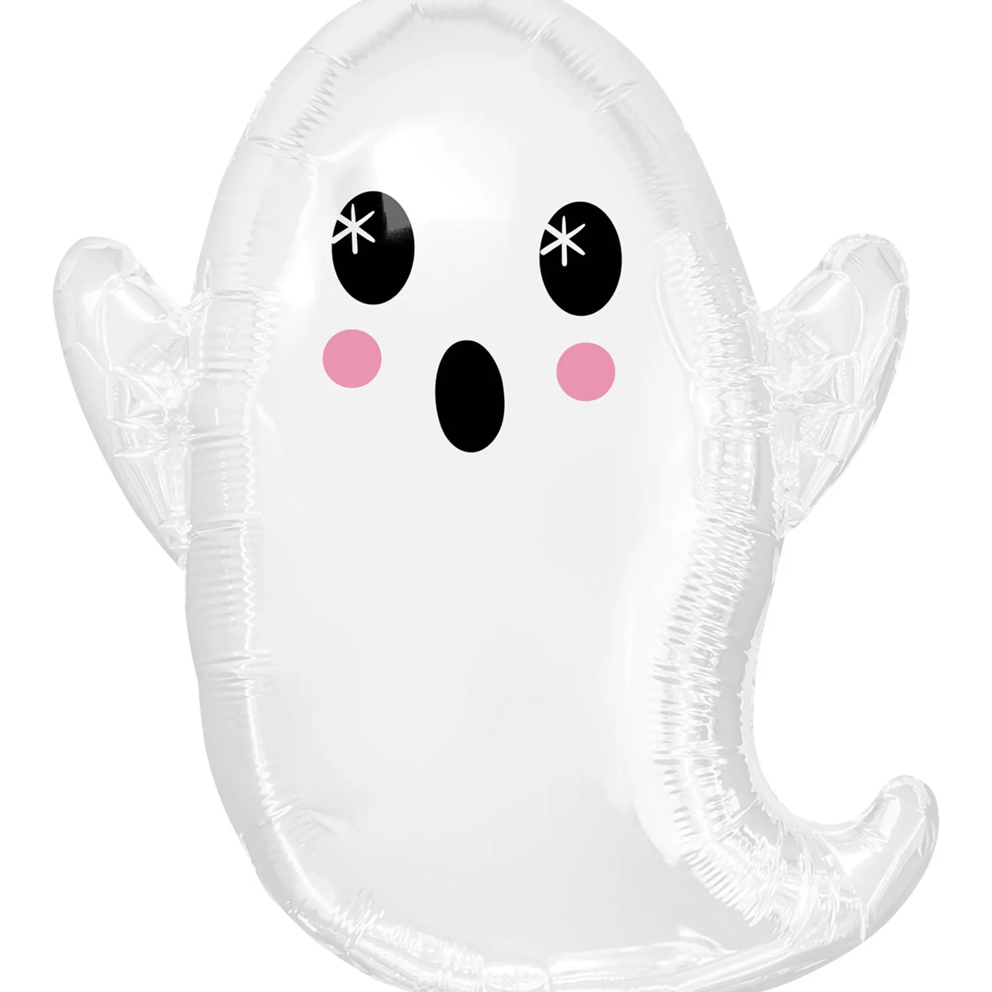 Party City Balloons | Air-Filled Classic Halloween Ghost Foil Balloon, 17In X 19In