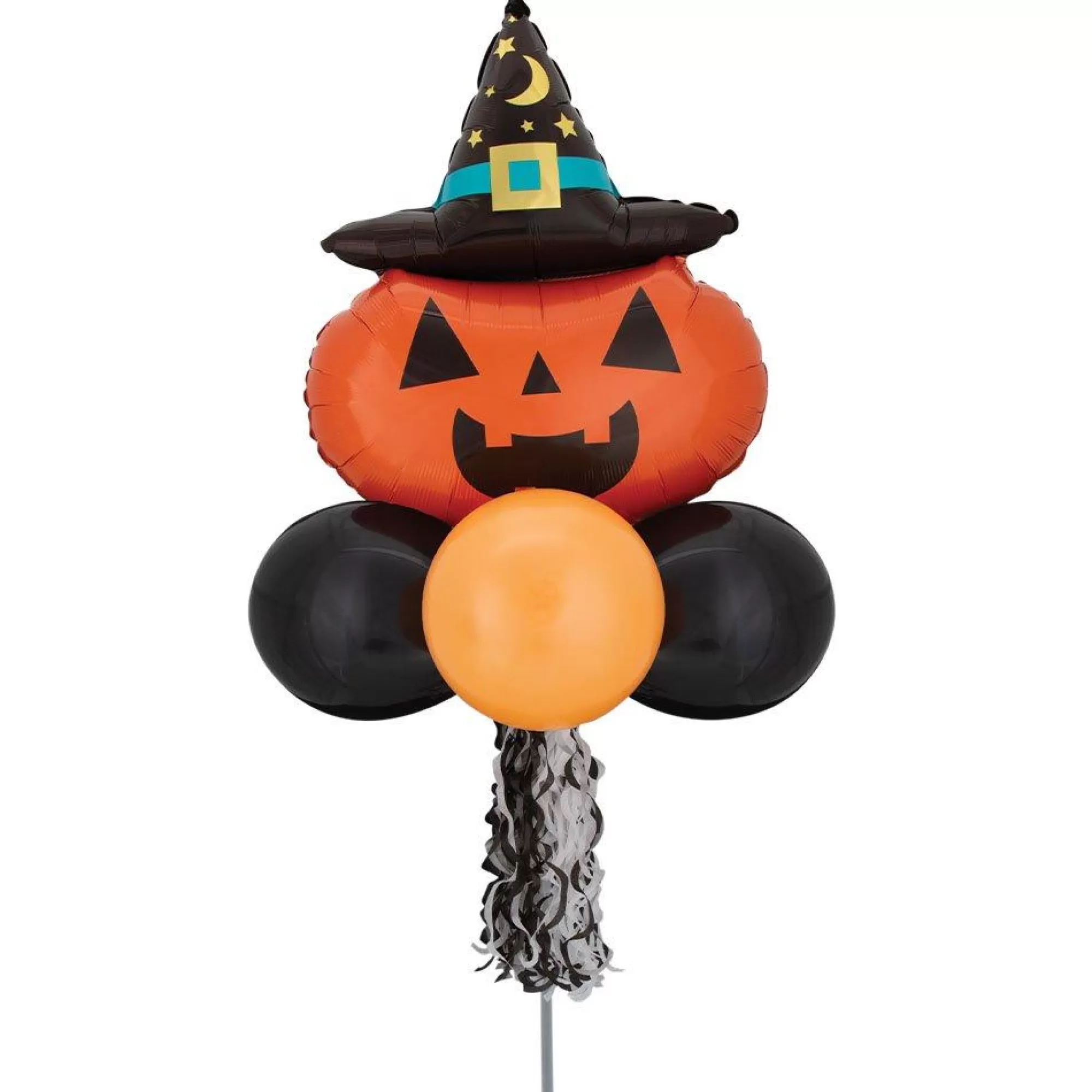 Party City Balloons | Air-Filled Witchy Pumpkin Halloween Balloon Yard Sign, 67In