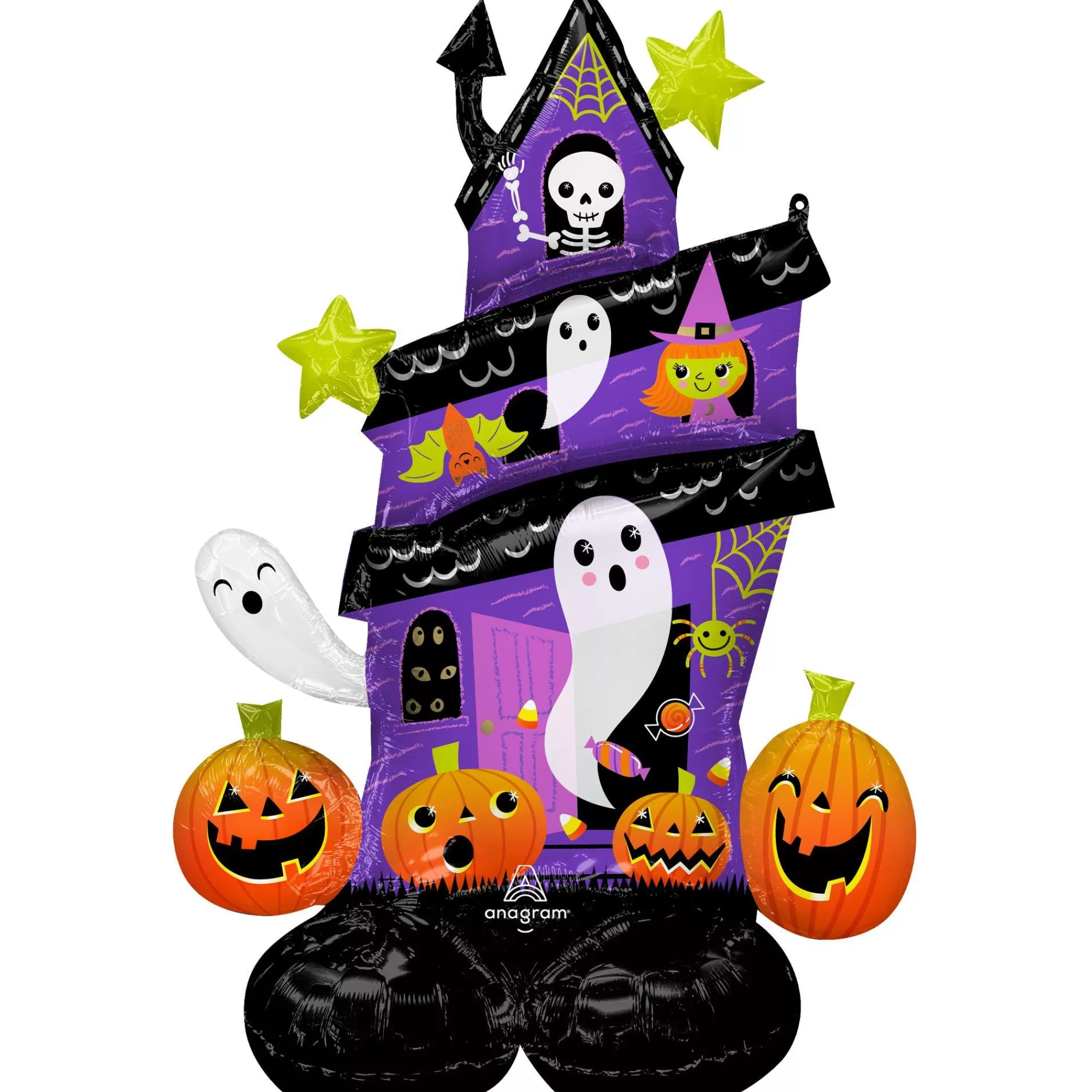 Party City Decorations | Airloonz Halloween Haunted House Balloon, 35In X 50In