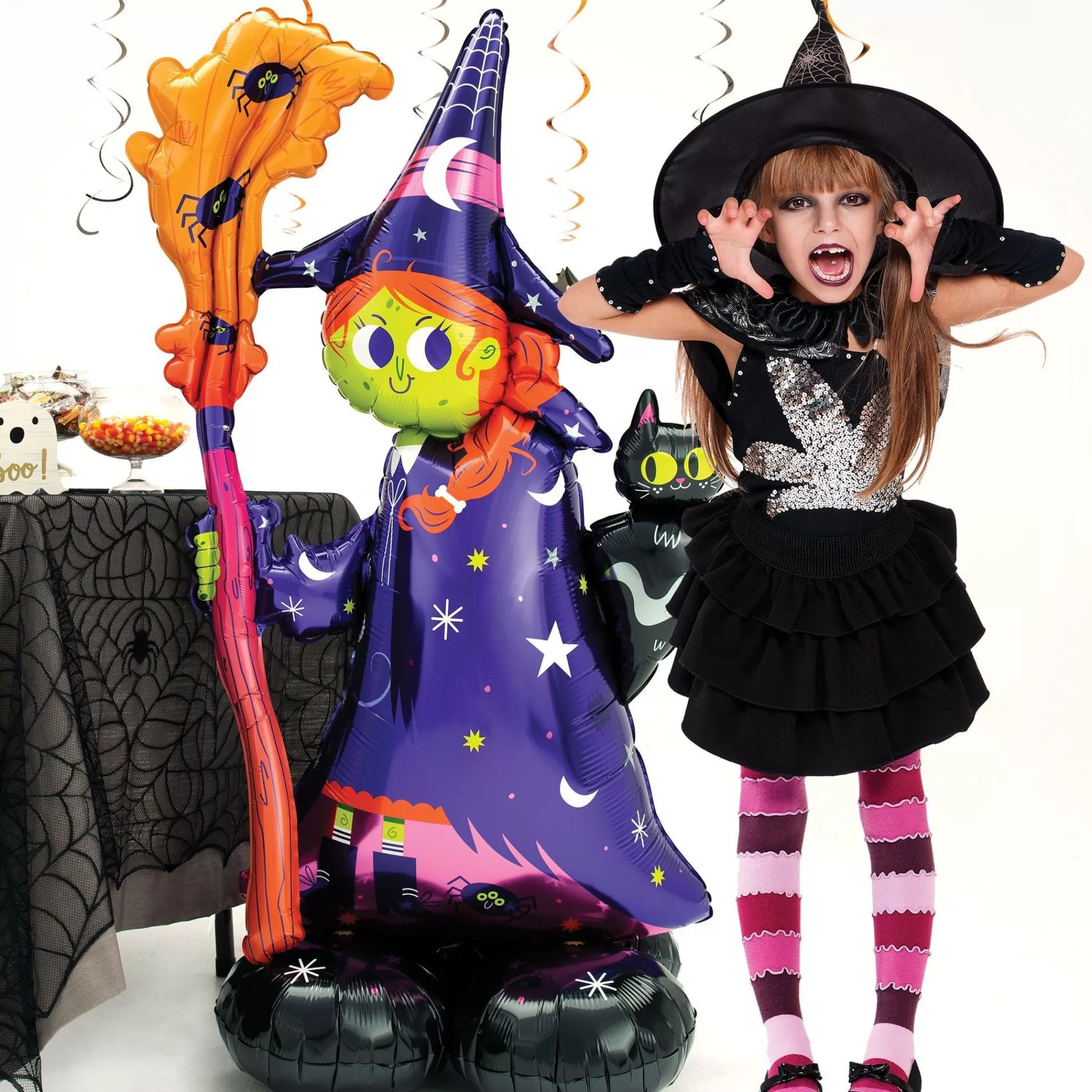 Party City Decorations | Airloonz Halloween Witch Balloon, 55In