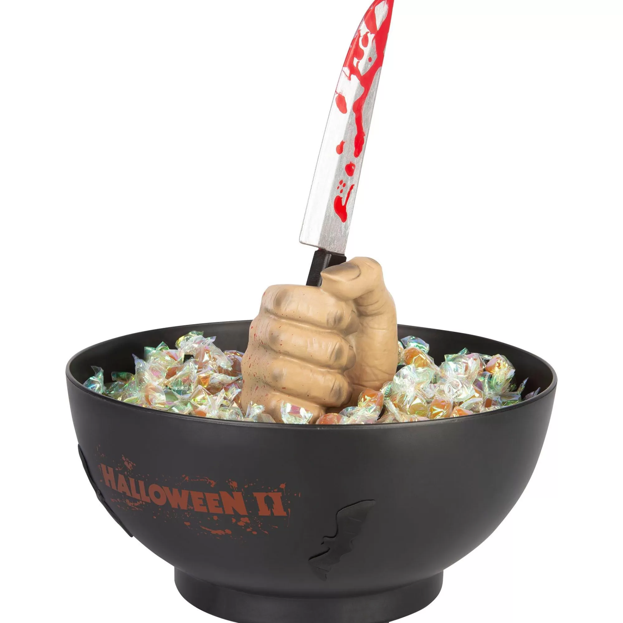 Party City Get Axed | Animated Michael Myers' Knife-Wielding Hand Candy Bowl, 9In, 16Oz - Halloween