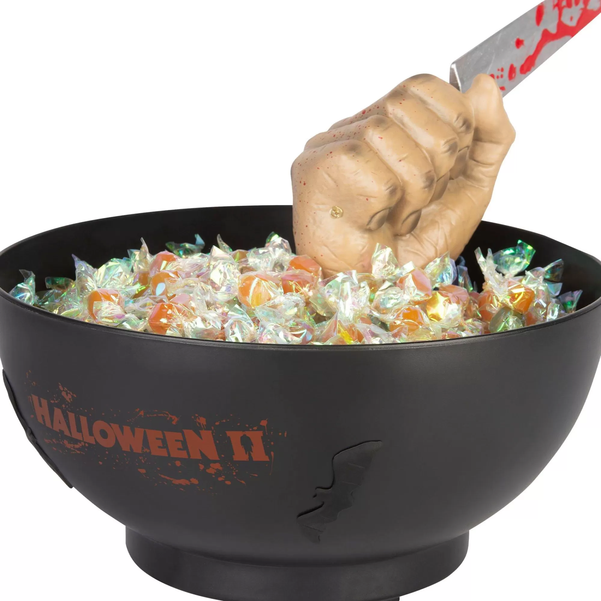 Party City Get Axed | Animated Michael Myers' Knife-Wielding Hand Candy Bowl, 9In, 16Oz - Halloween
