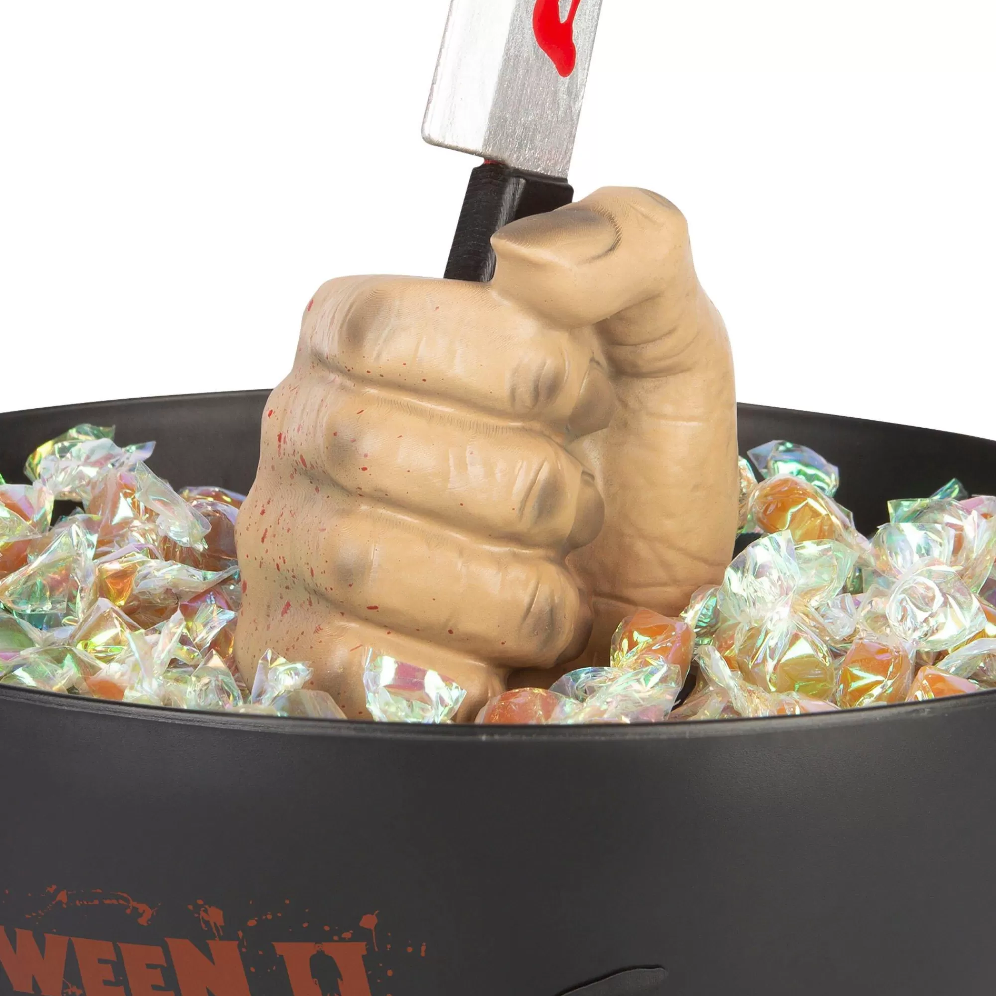Party City Get Axed | Animated Michael Myers' Knife-Wielding Hand Candy Bowl, 9In, 16Oz - Halloween