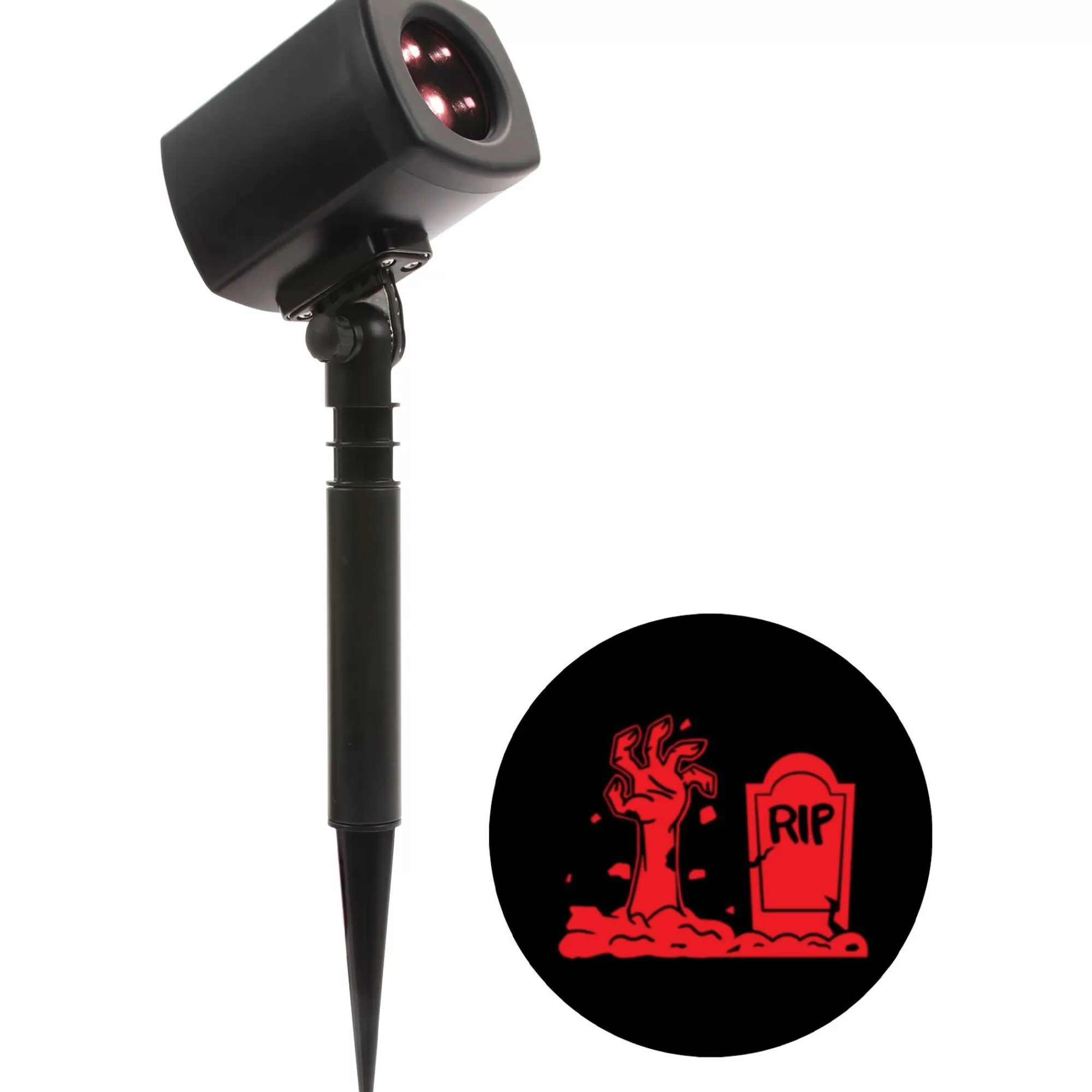 Party City Strobe Lights & Black Lights | Animated Zombie Rises Motion Projector, 5.25In X 7.5In