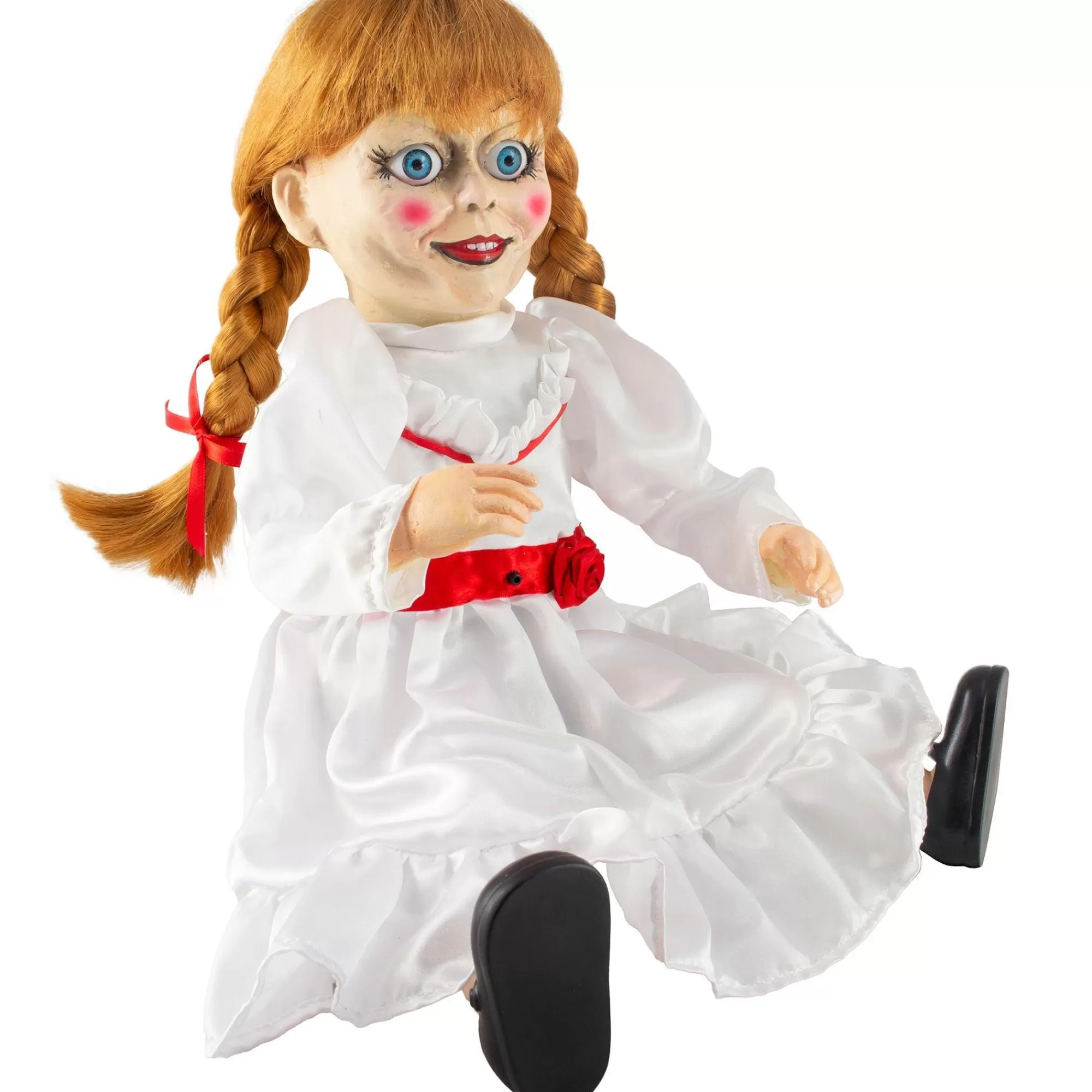 Party City Animatronics | Animatronic Annabelle Doll Halloween Decoration, 11.8In - Annabelle Comes Home