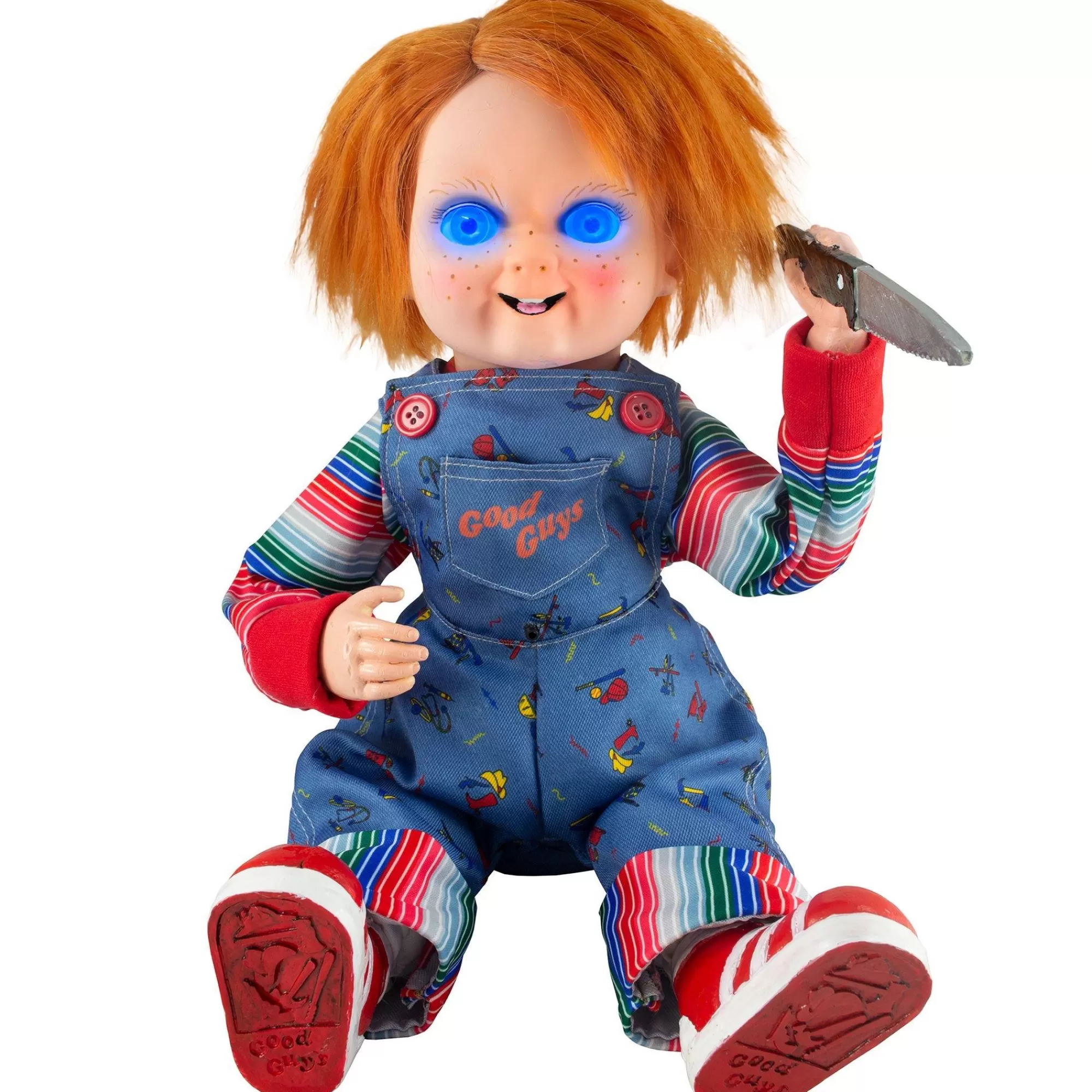 Party City Animatronics | Animatronic Chucky Doll, 9In X 11.8In - Halloween Decoration