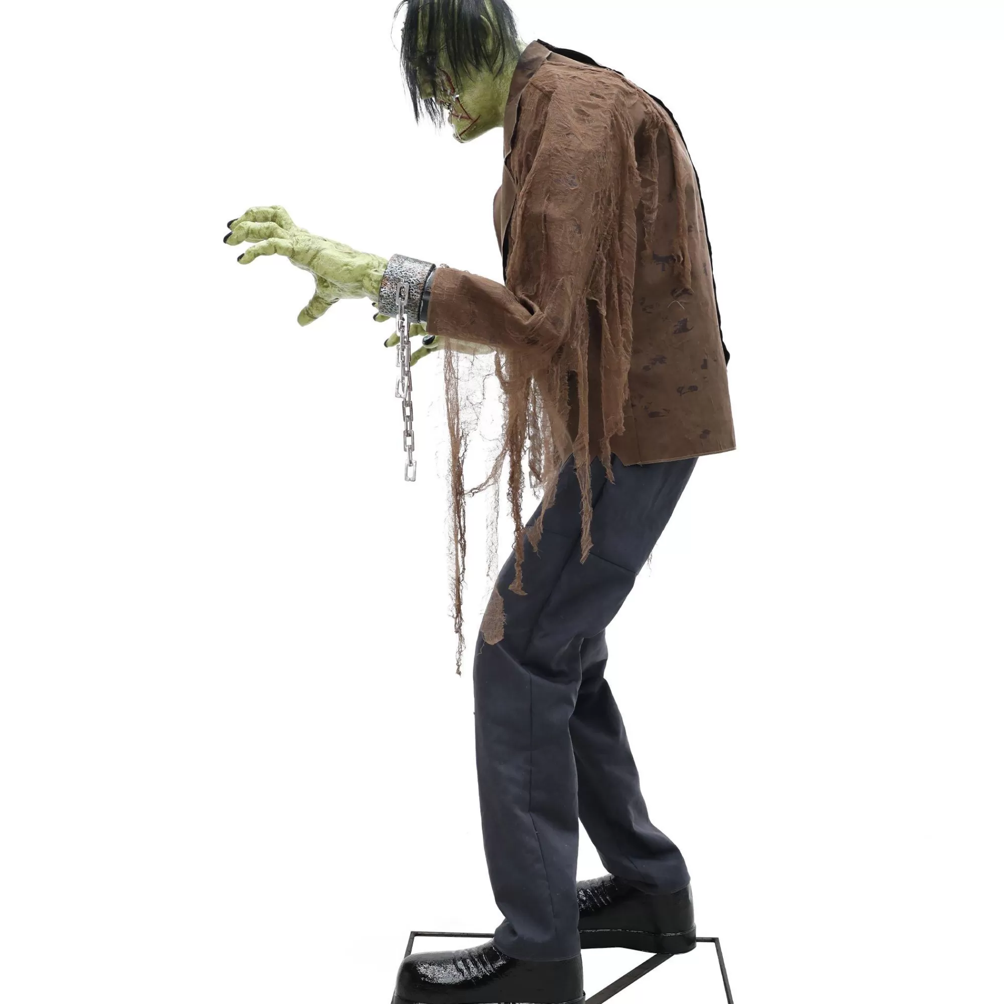 Party City Animatronics | Animatronic Light Up Talking Mad Monster Marlon, 7Ft