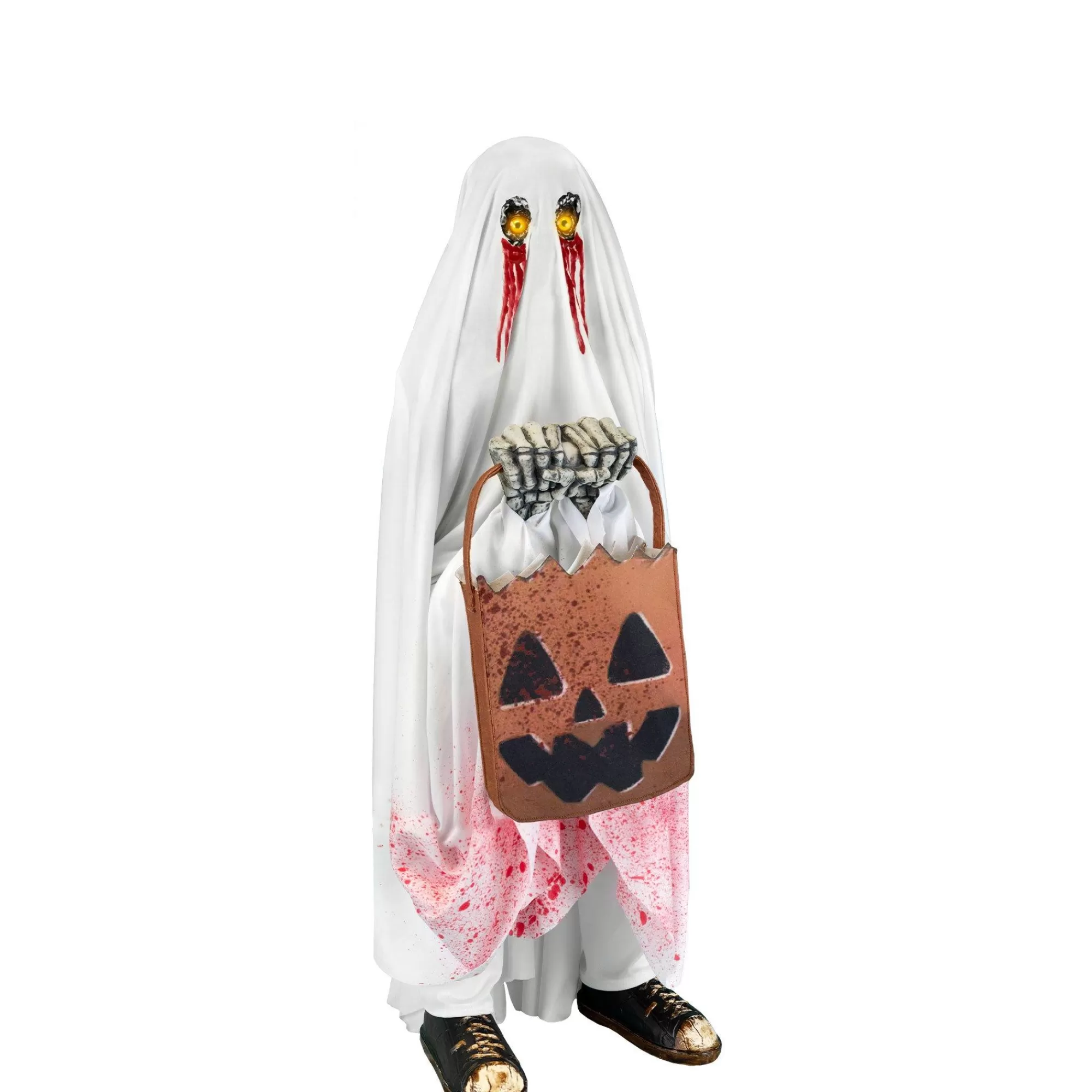 Party City Animatronics | Animatronic Light-Up Bloody Ghost Trick-Or-Treater, 3Ft