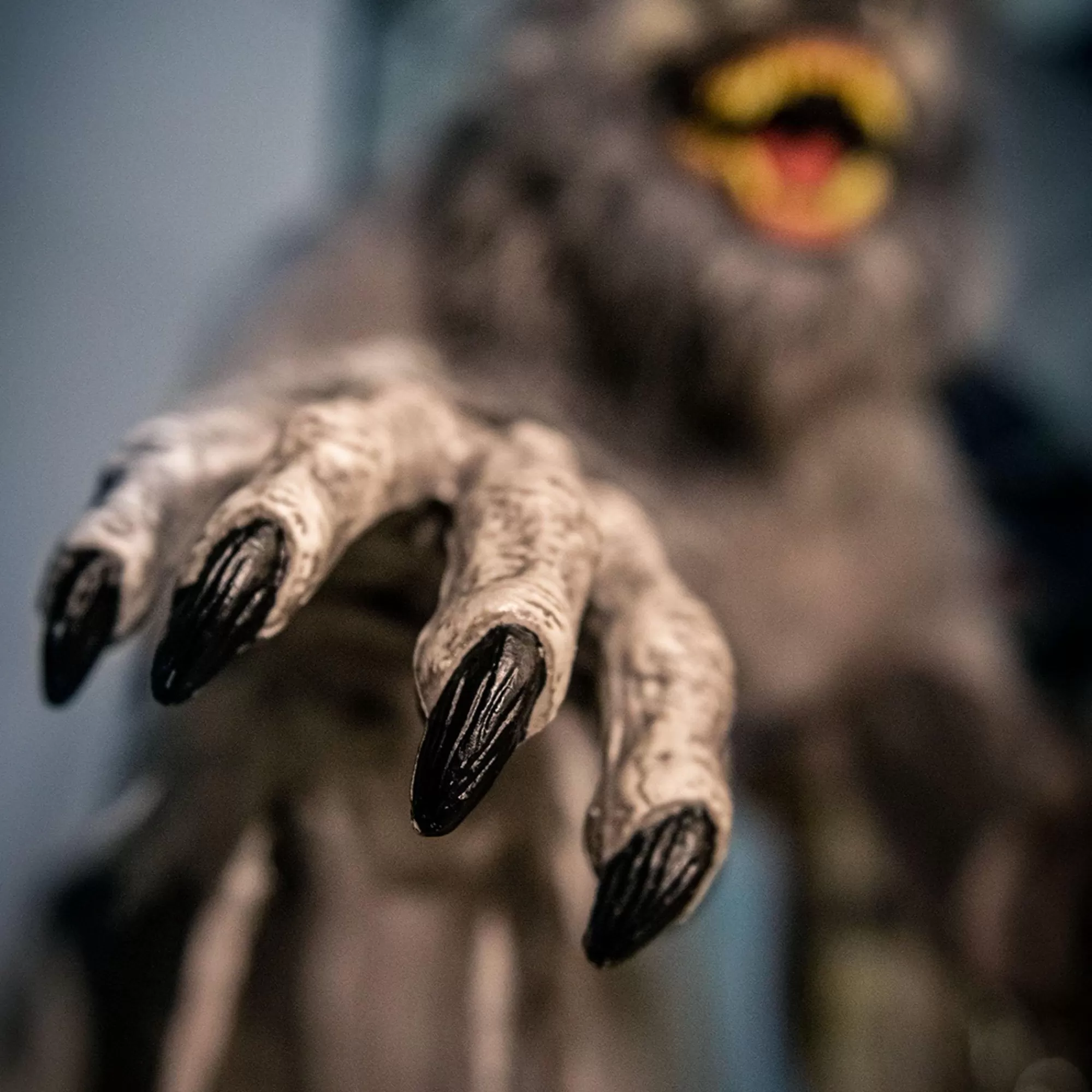 Party City Animatronics | Animatronic Light-Up Lanky Werewolf, 5.3Ft - Halloween Decoration