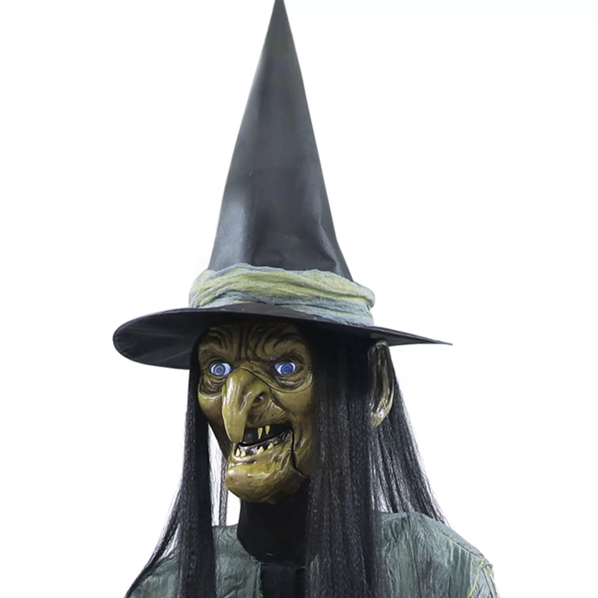 Party City Animatronics | Animatronic Light-Up Talking Towering Witch Halloween Decoration, 10Ft