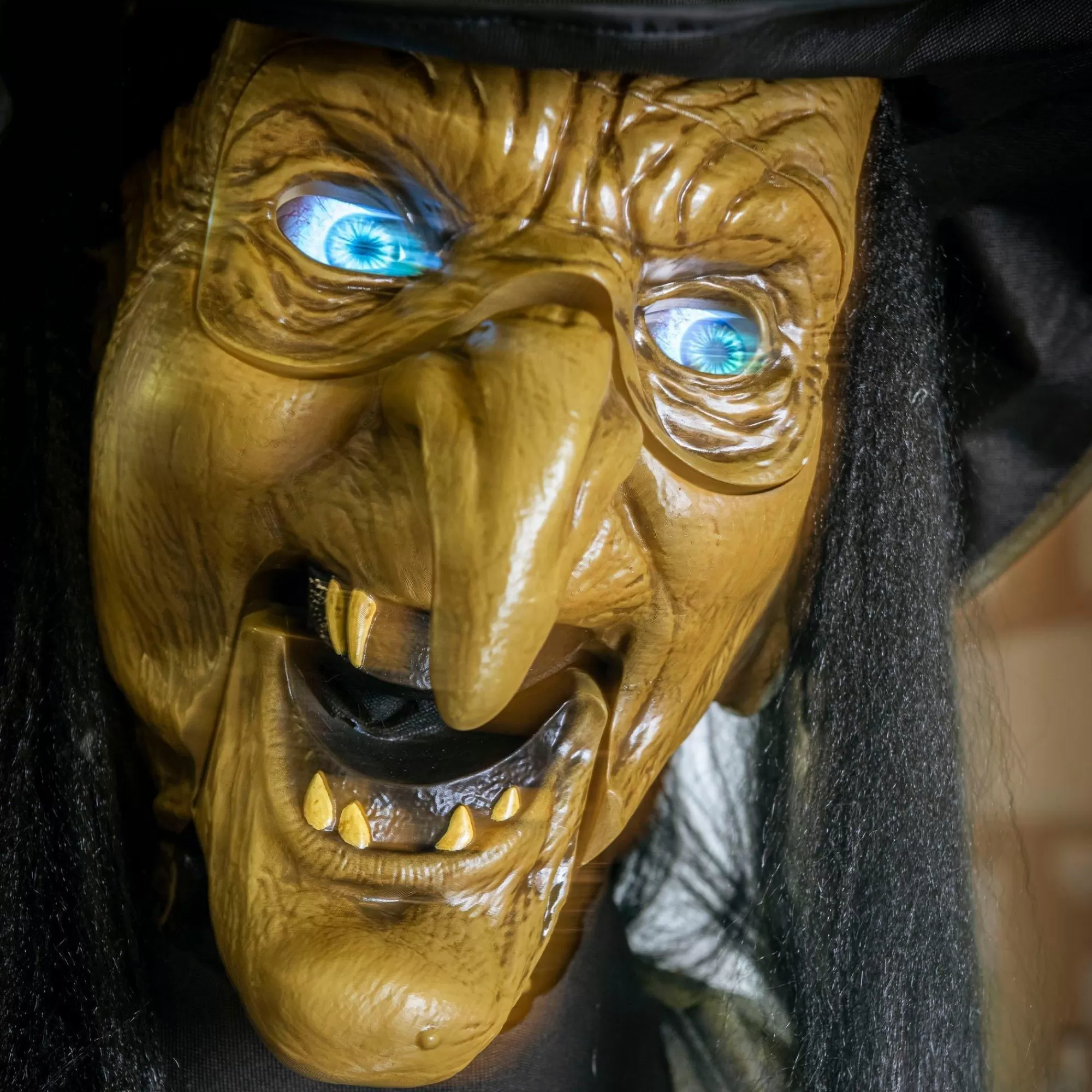 Party City Animatronics | Animatronic Light-Up Talking Towering Witch Halloween Decoration, 10Ft