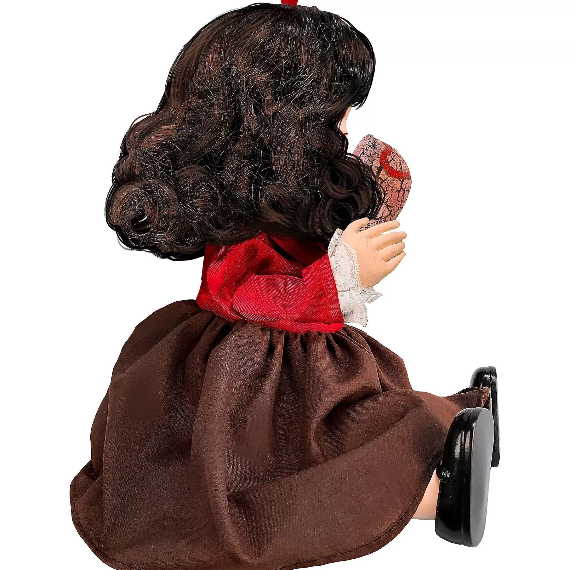 Party City Animatronics | Animatronic Light-Up Talking Zombie Doll With Tea Cup Plastic & Fabric Decoration, 11In X 12In