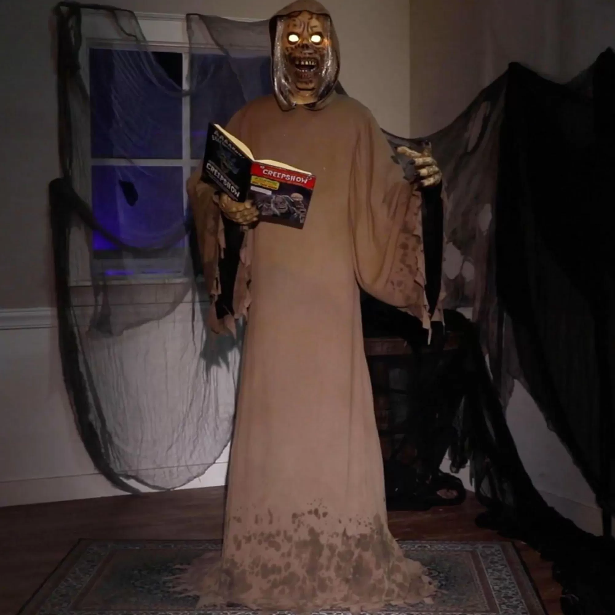 Party City Animatronics | Animatronic Light-Up The Creep, 6Ft - Halloween Decoration