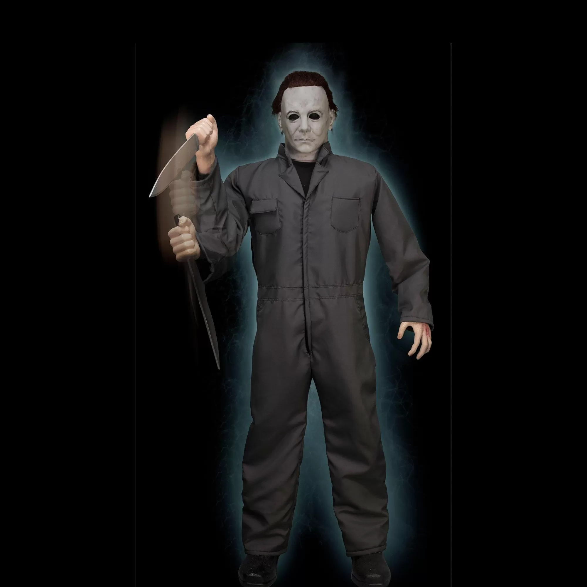 Party City Get Axed | Animatronic Michael Myers Halloween Decoration, 6.6Ft - Halloween Ii
