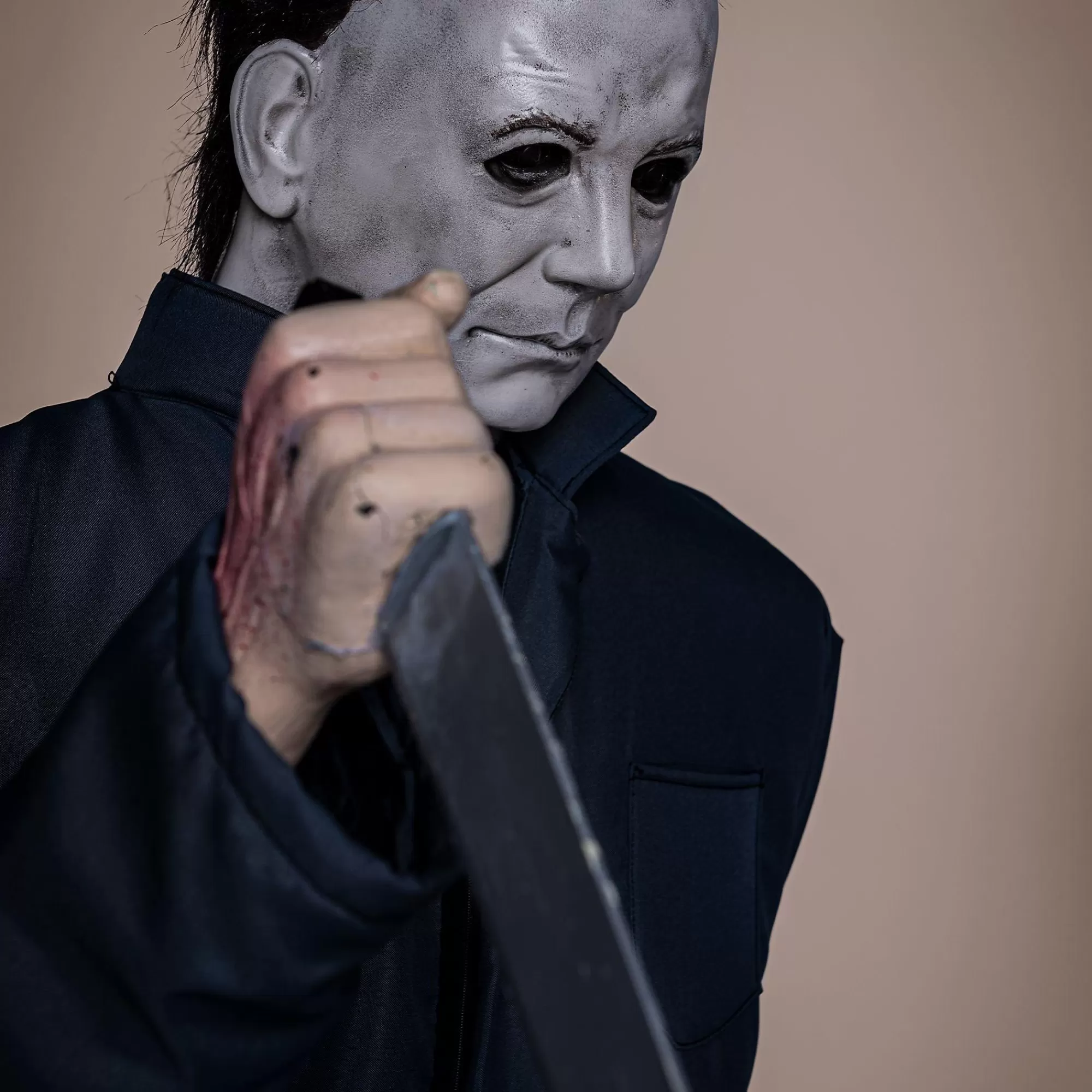 Party City Get Axed | Animatronic Michael Myers Halloween Decoration, 6.6Ft - Halloween Ii