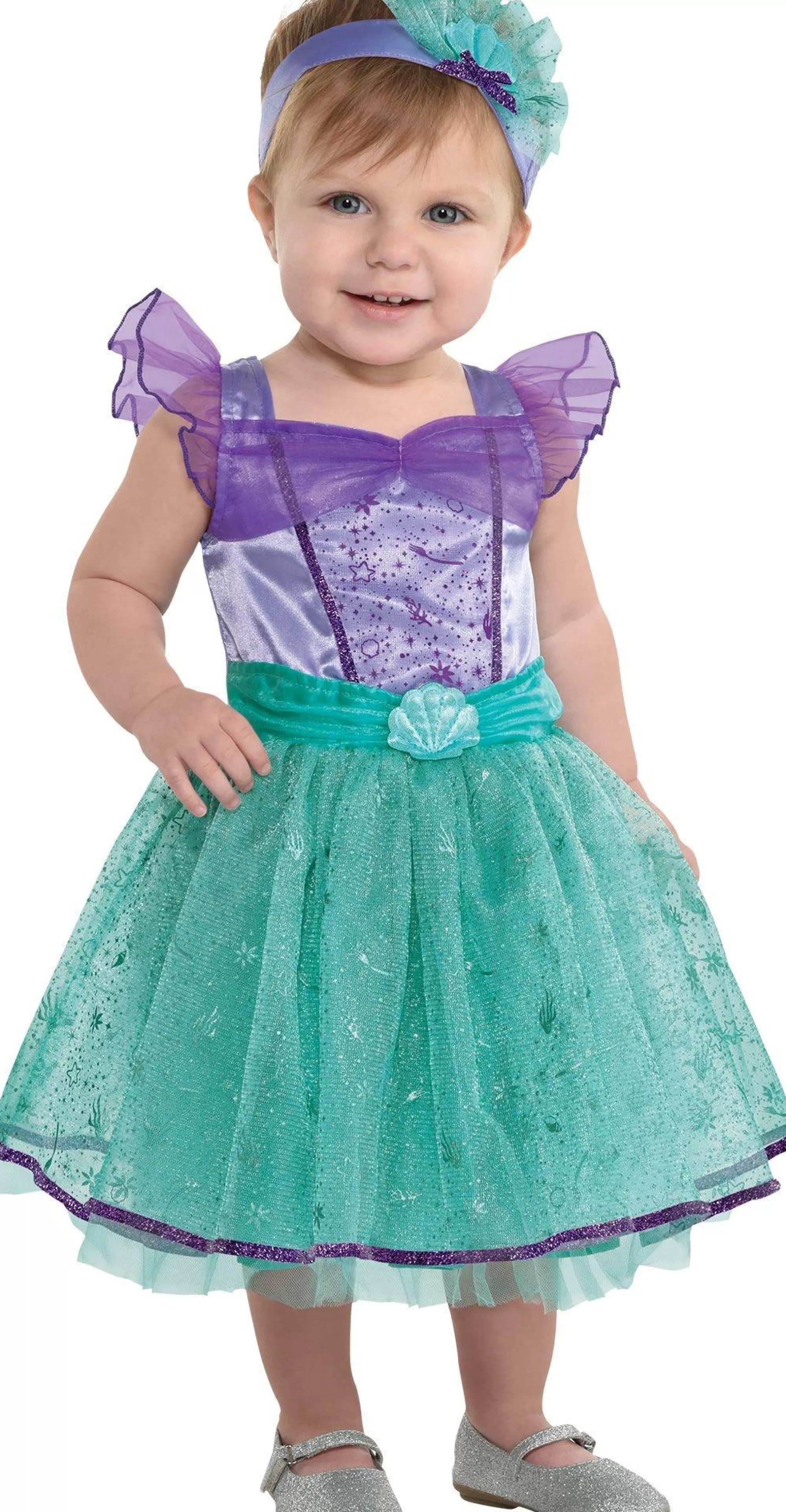 Party City Baby Girl | Baby Classic Ariel Costume - Disney The Little Mermaid