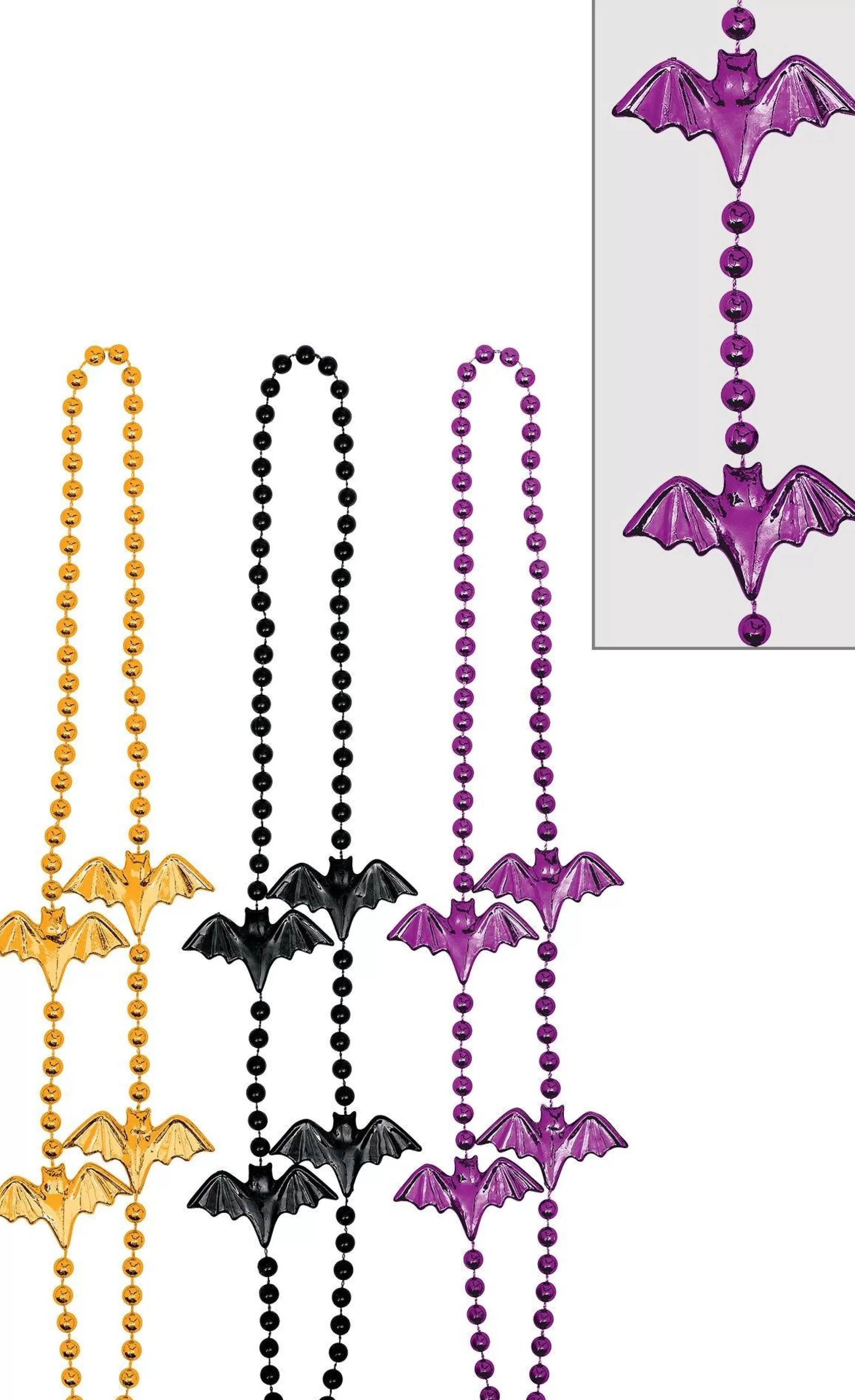 Party City Favors & Favor Bags | Bat Bead Necklaces 6Ct