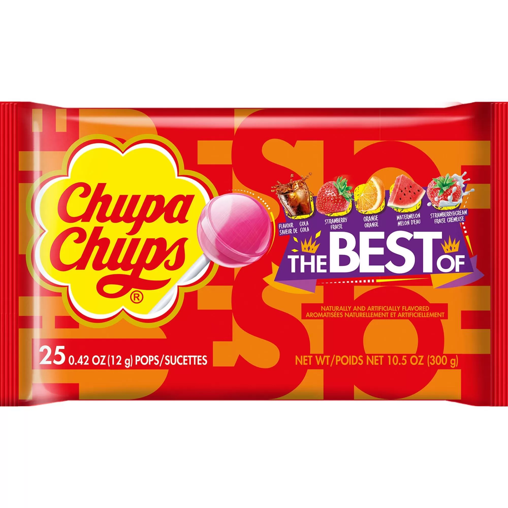 Party City Lollipops-Best Of Chupa Chups, 10.5Oz, 25Pc