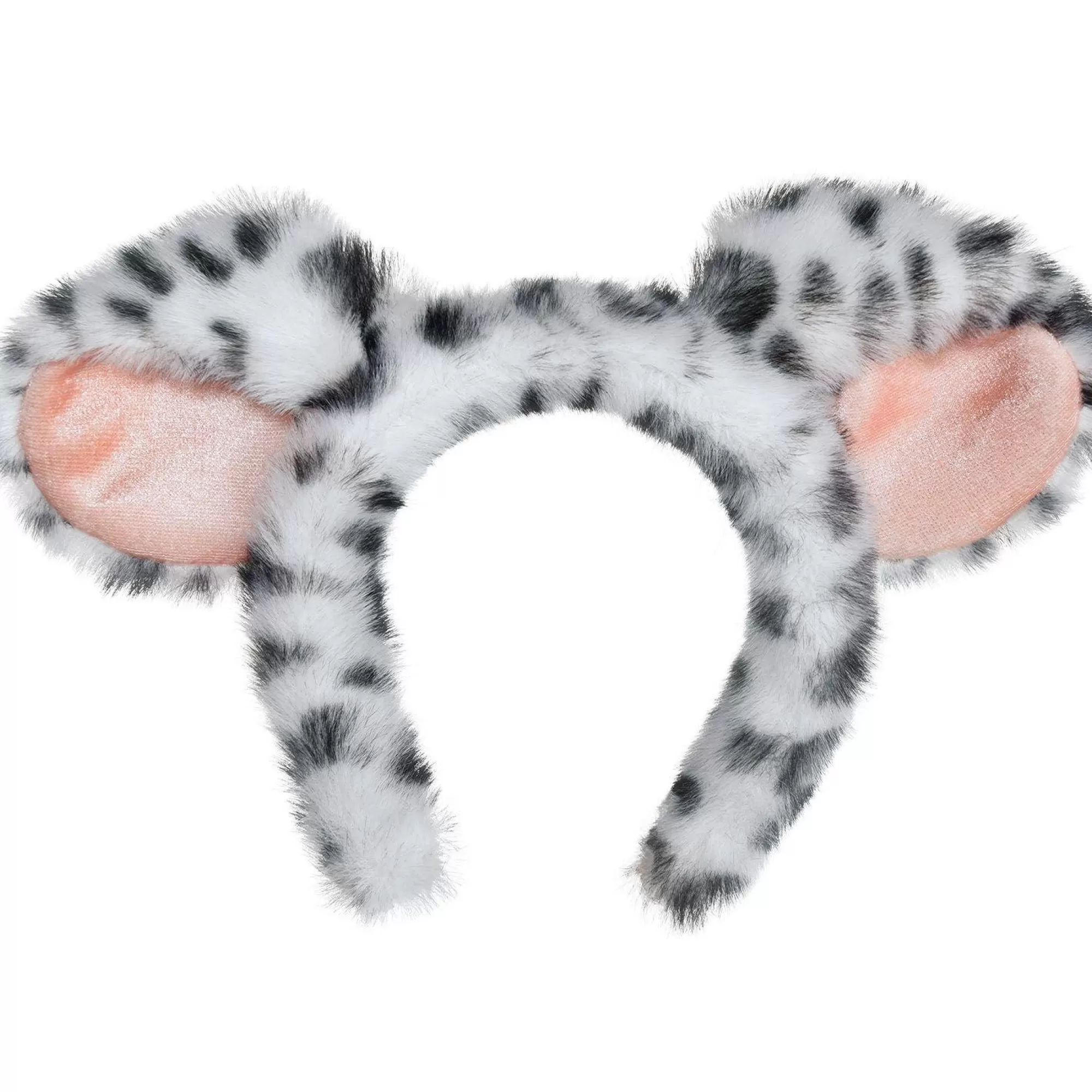 Party City Headbands, Tails-Black & White Furry Dog Ears Headband