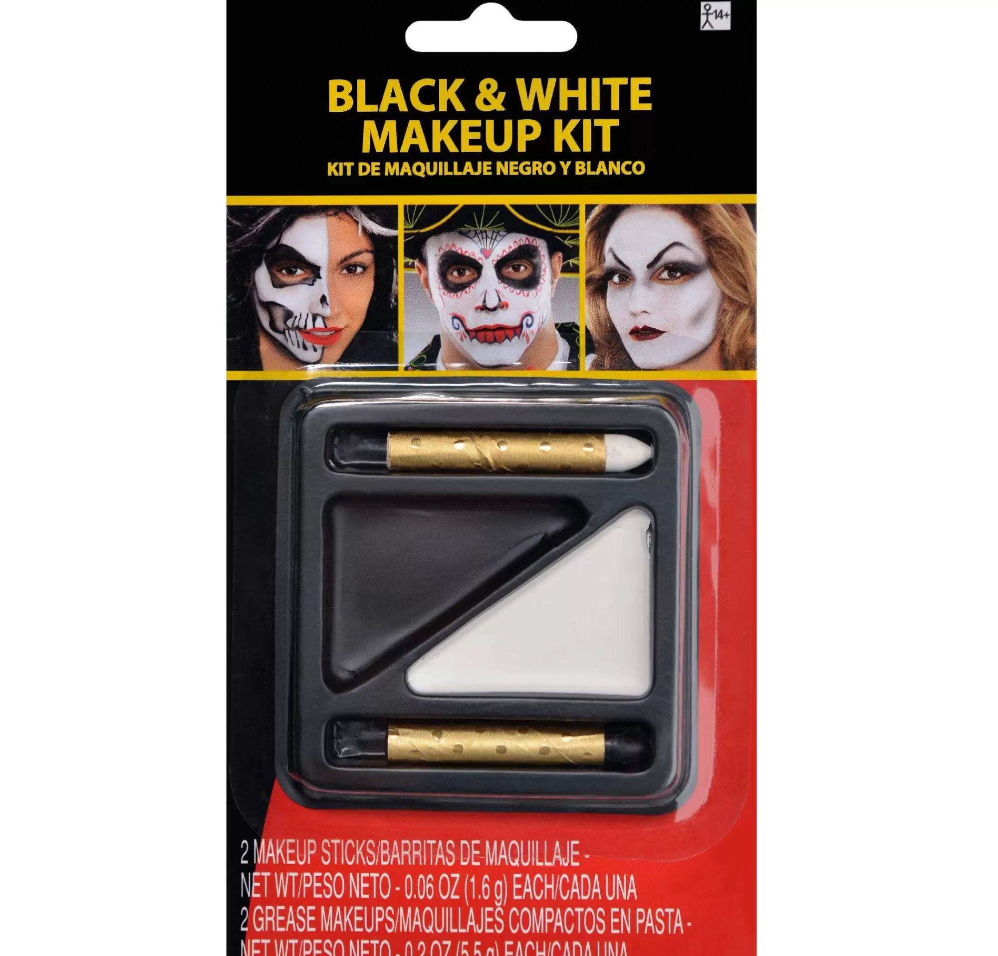 Party City Makeup-Black & White Makeup Kit