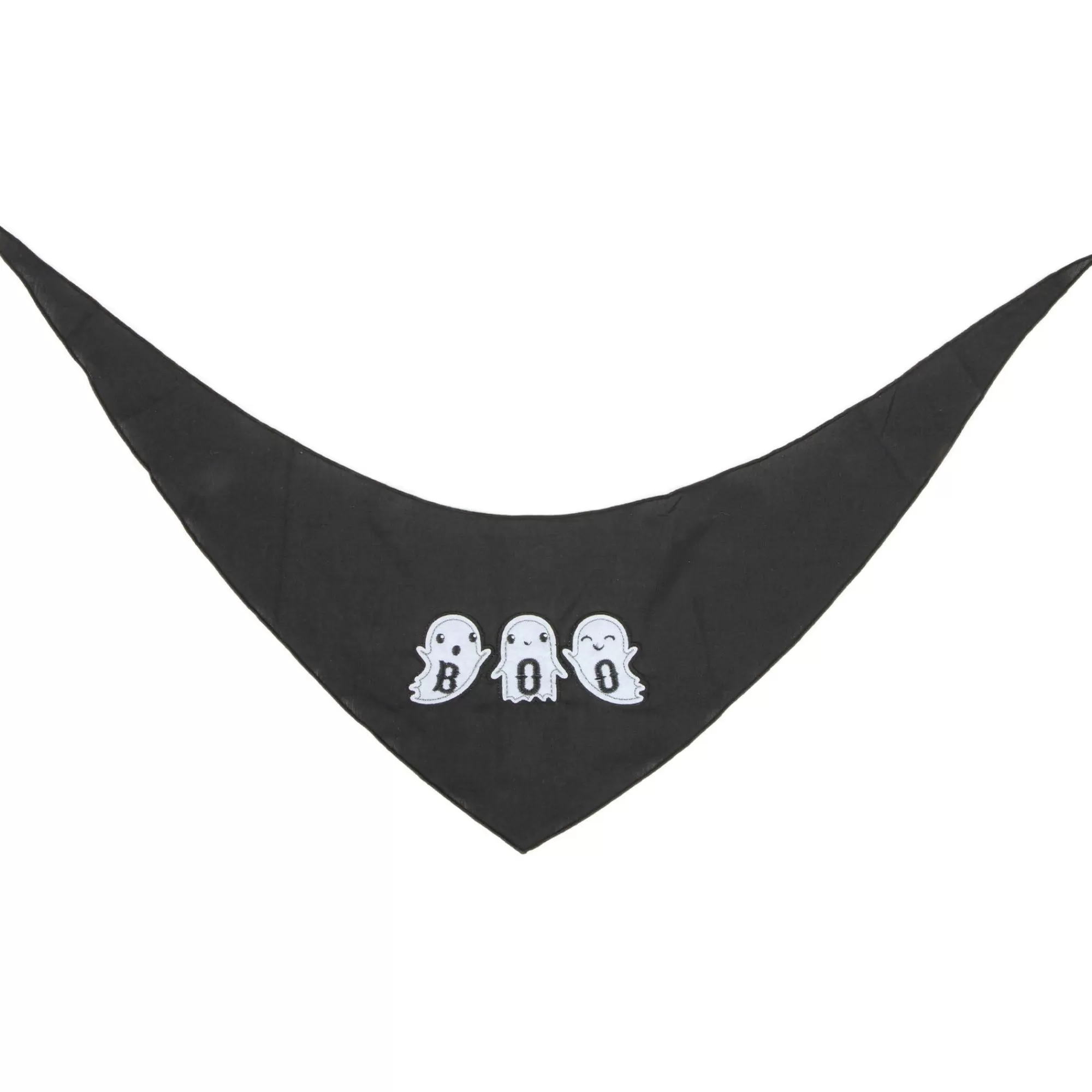 Party City Dog & Pet Costumes-Black Boo Ghost Dog Bandana