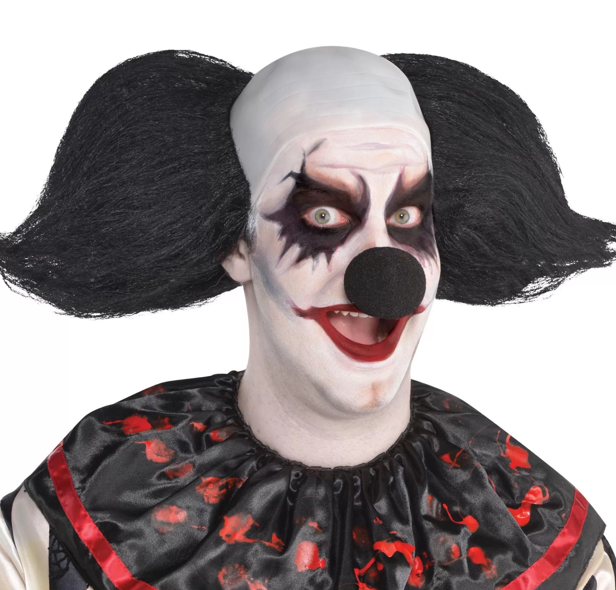 Party City Wigs-Black Clown Wig - Freak Show